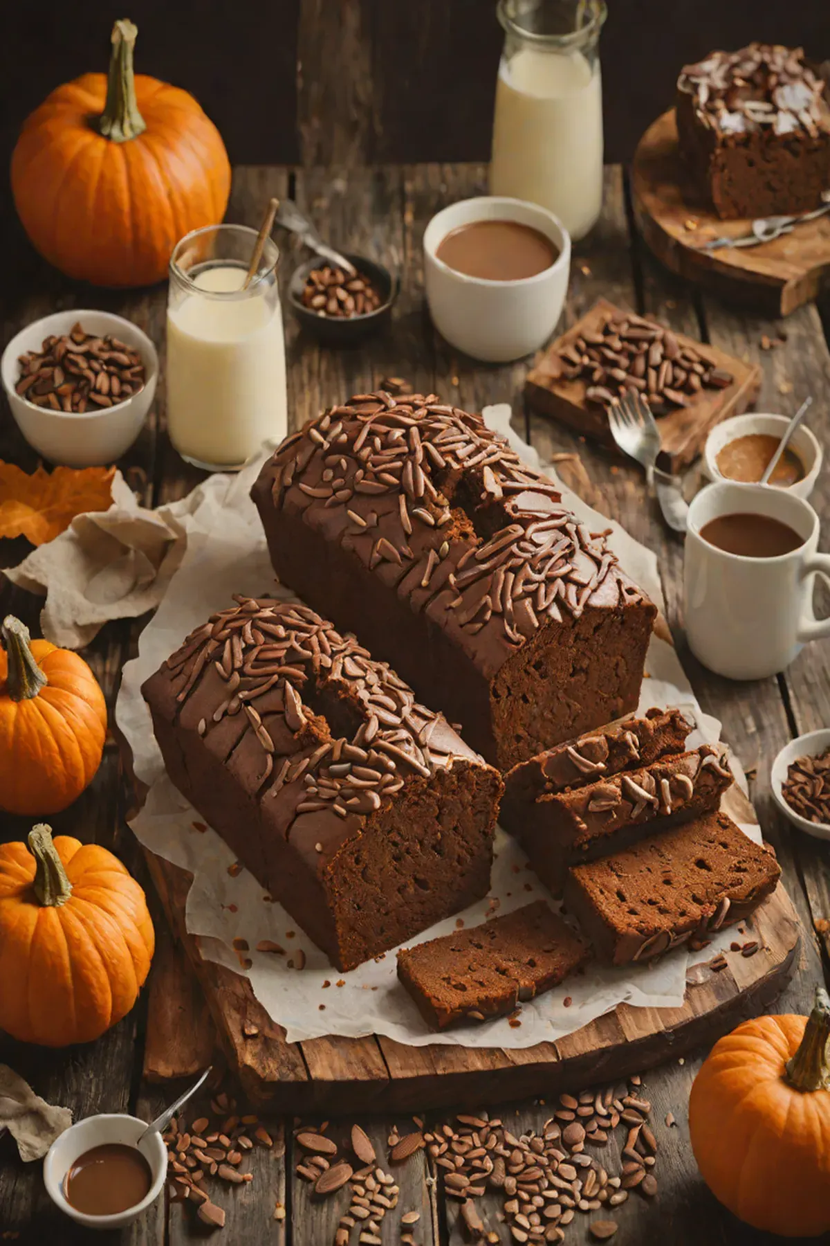 Milk Chocolate Pumpkin Bread