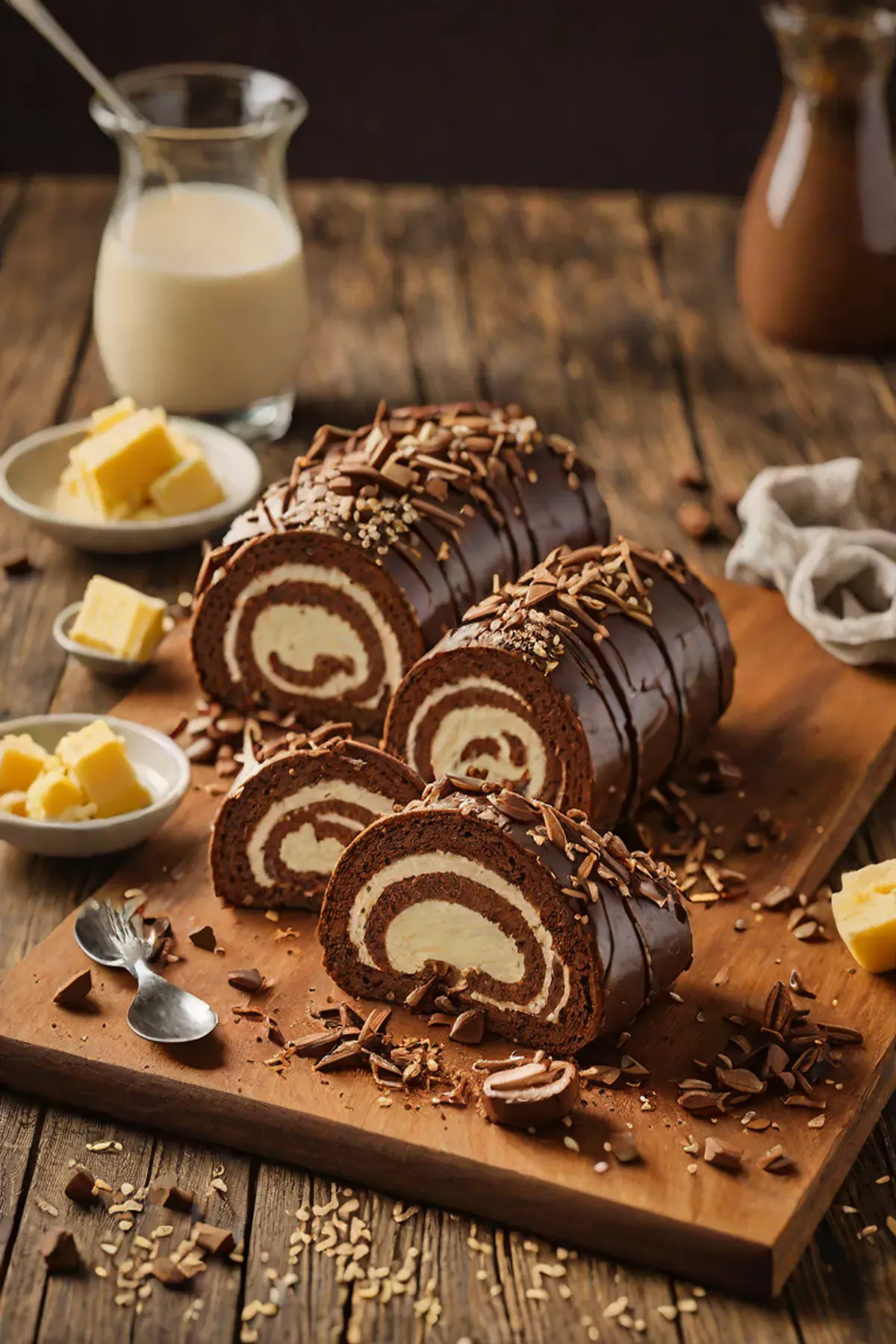 Milk Chocolate Roulade
