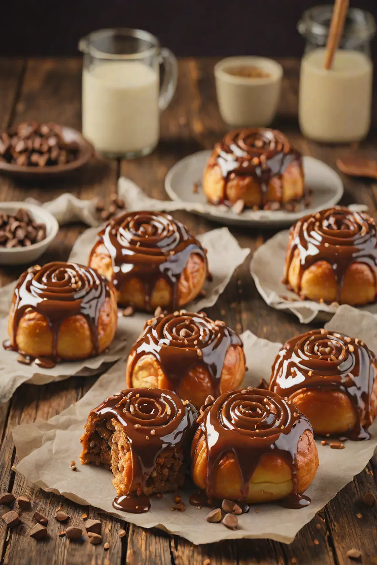 Milk Chocolate Sticky Buns