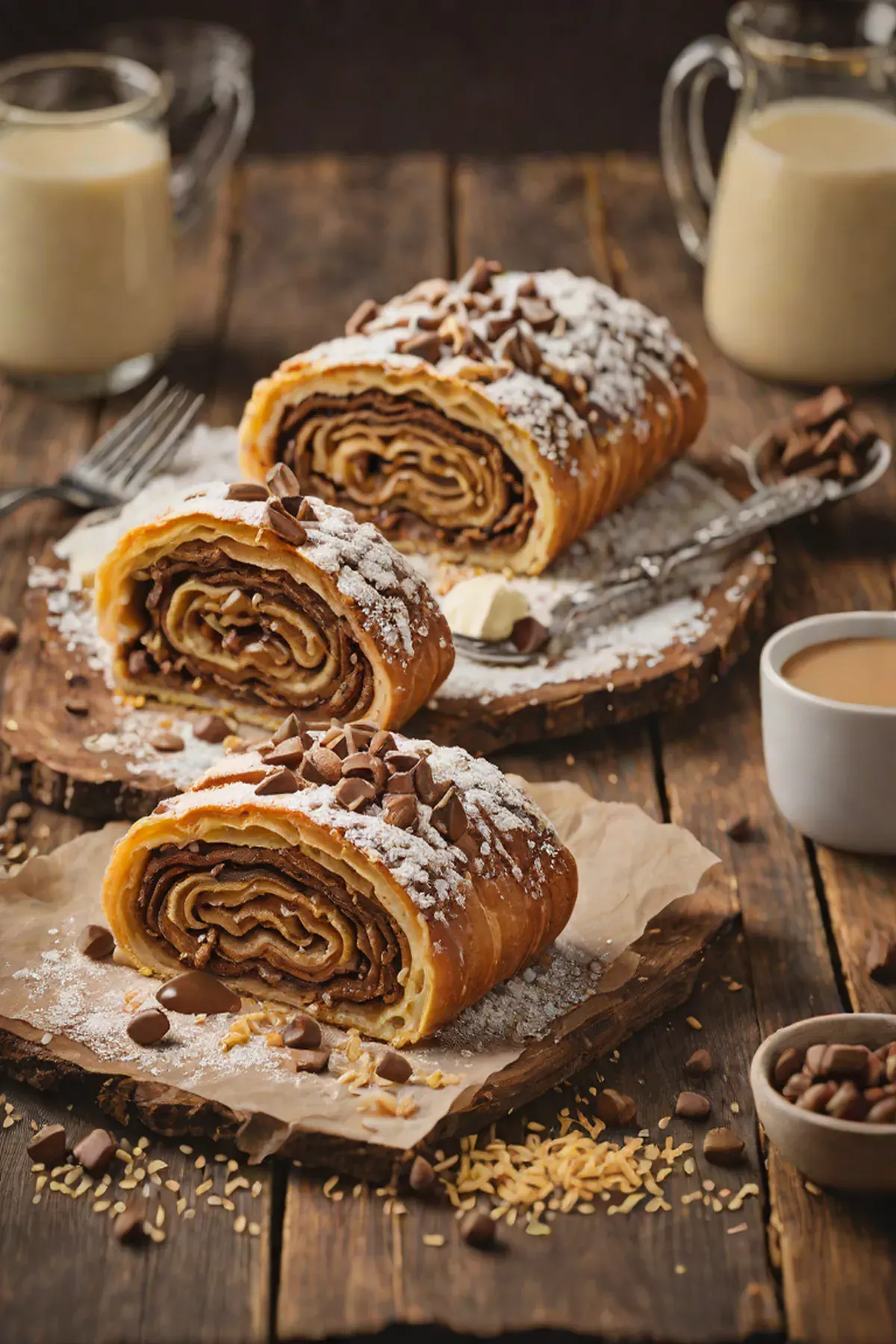 Milk Chocolate Strudel