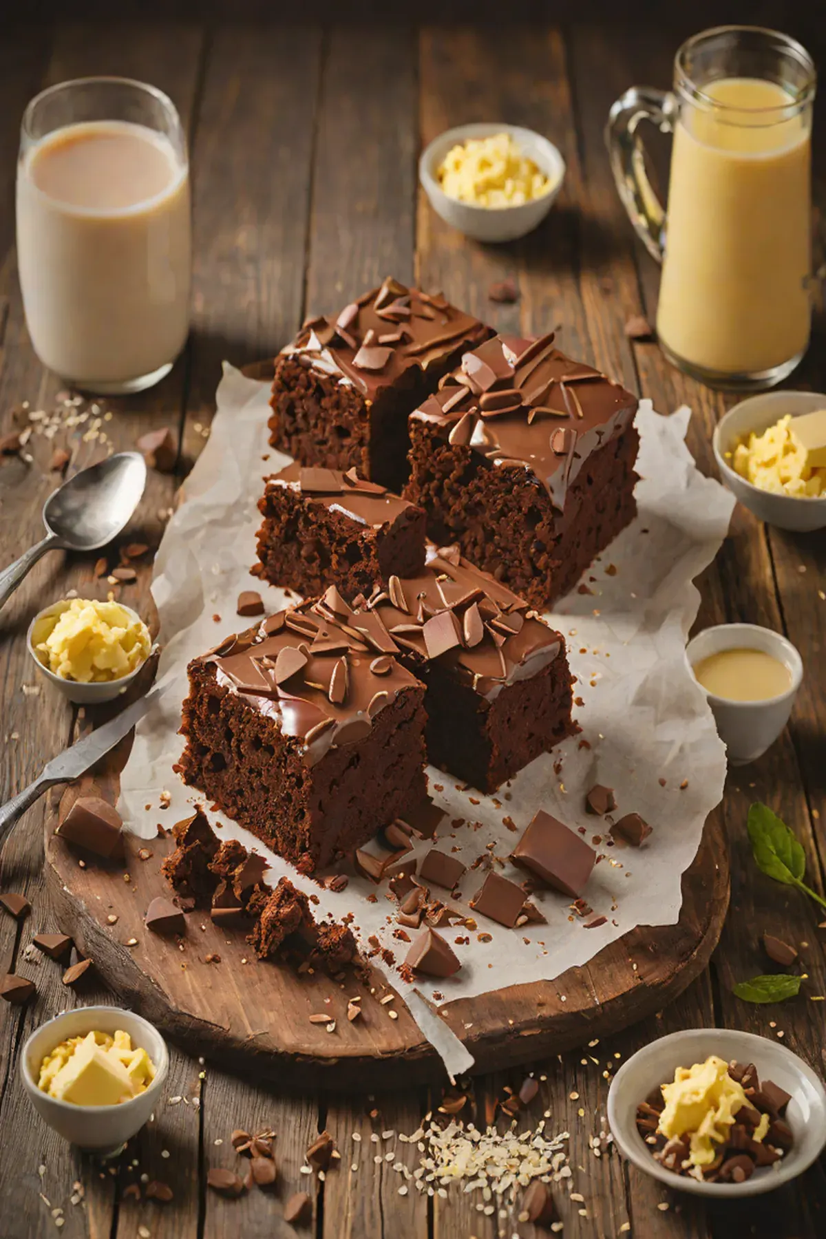 Milk Chocolate Traybake Cake