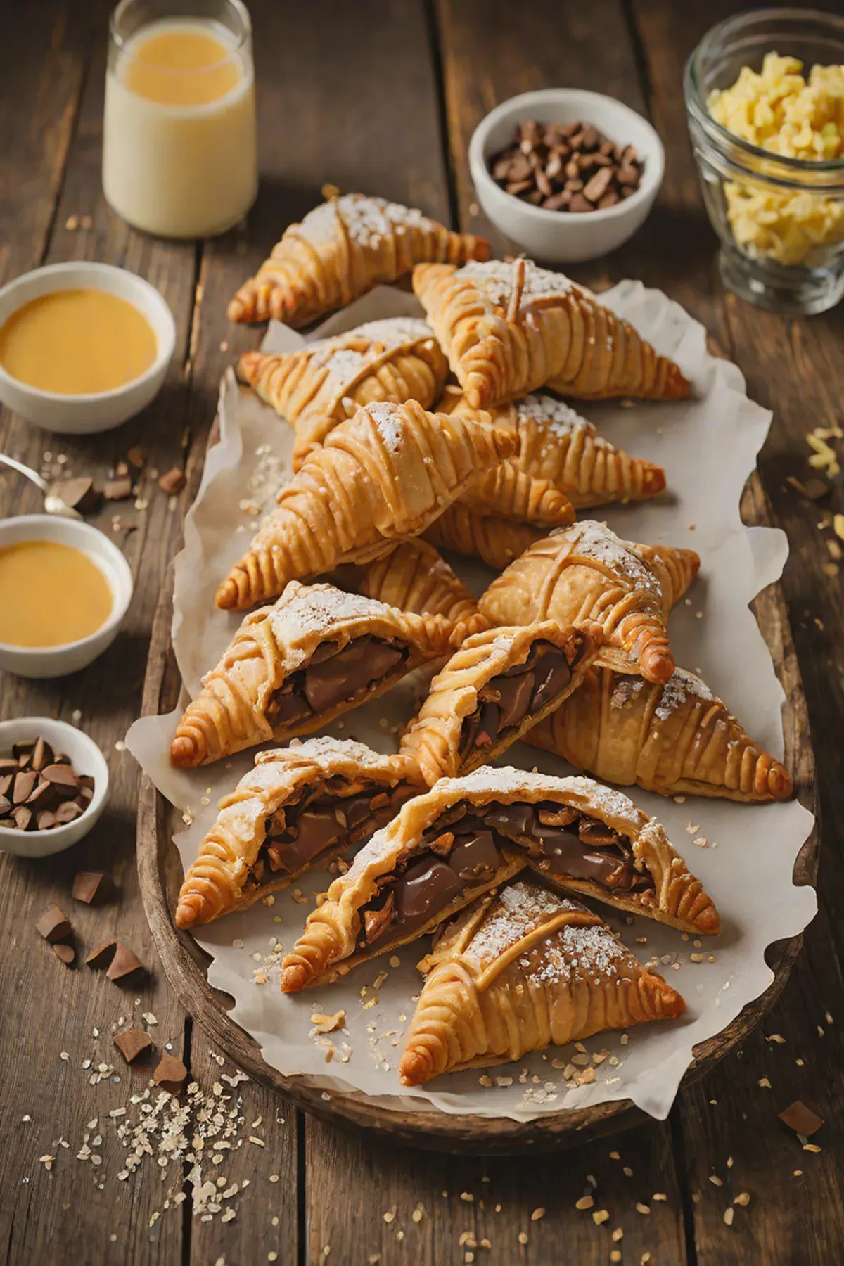 Milk Chocolate Turnovers