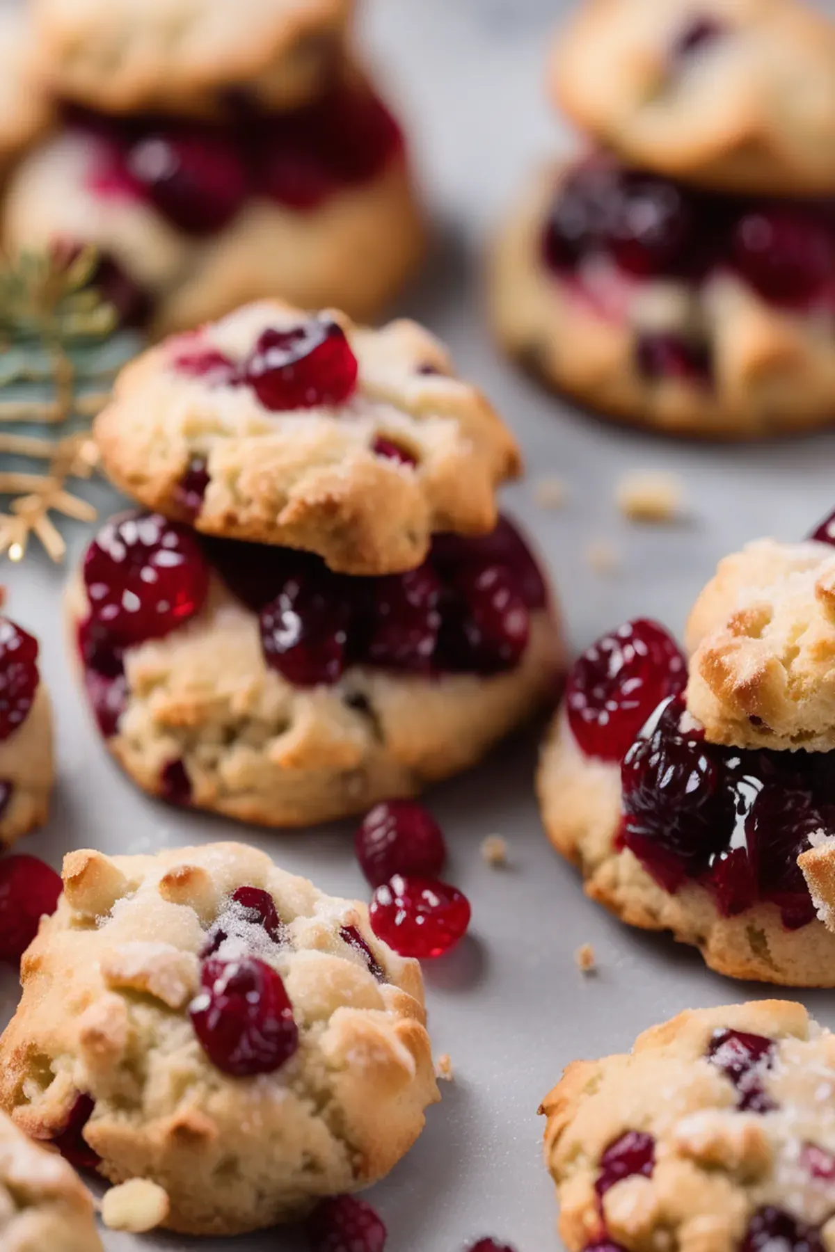 Mini Christmas scones