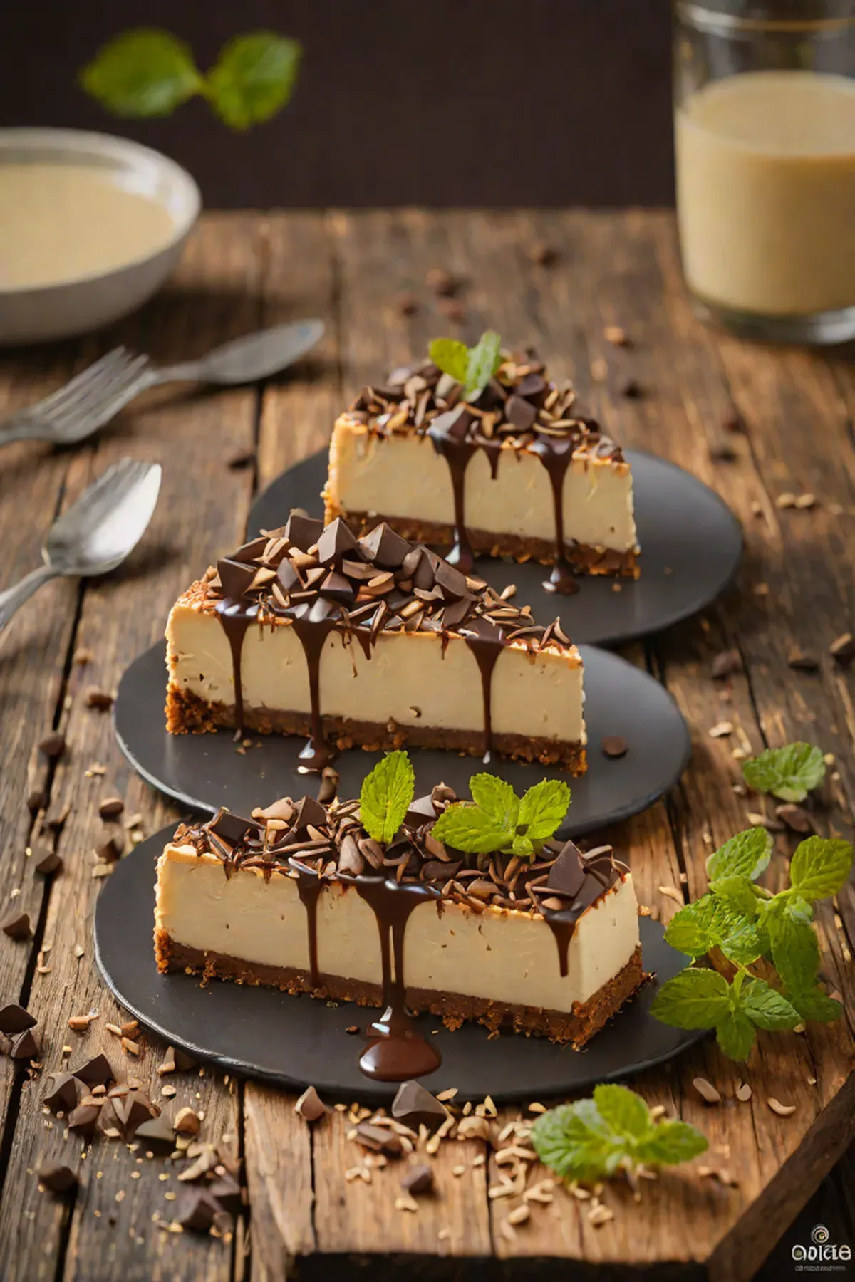 Mint Chocolate Cheesecake