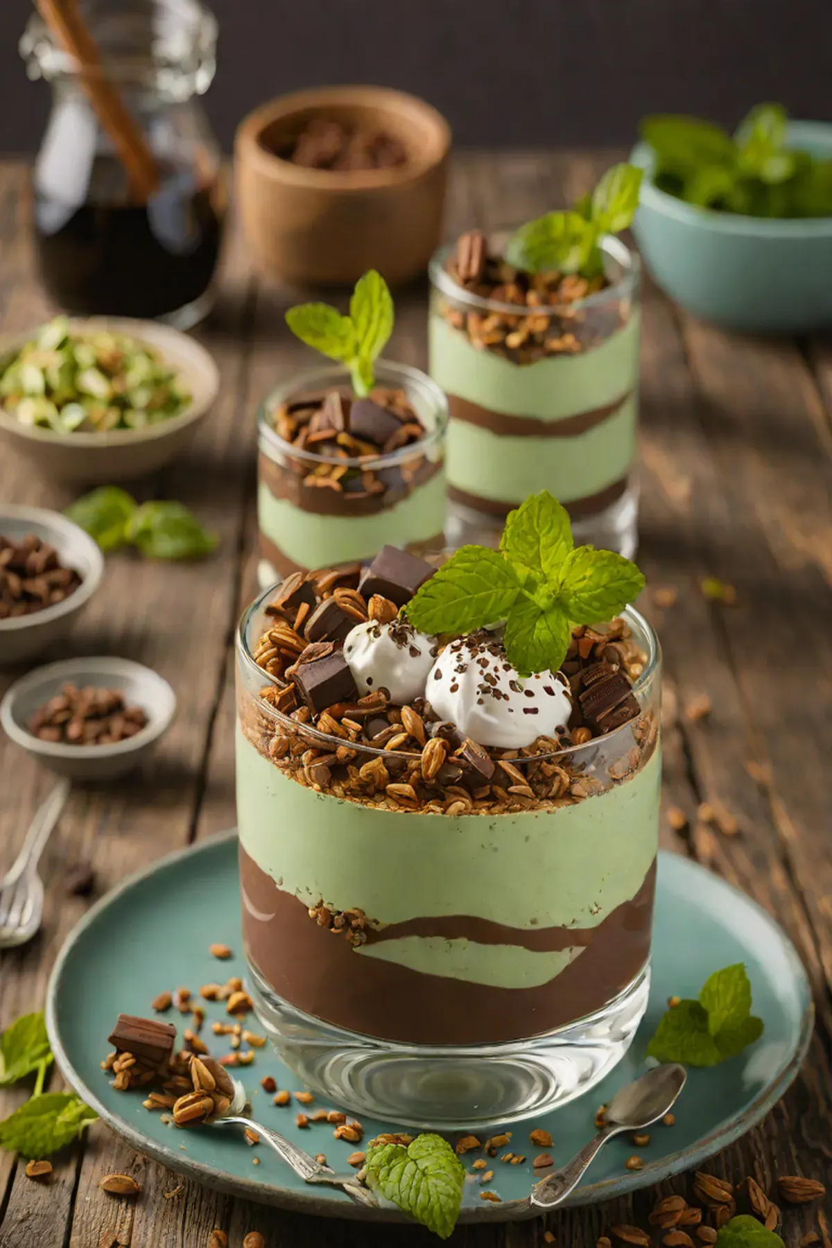Mint Chocolate Parfait