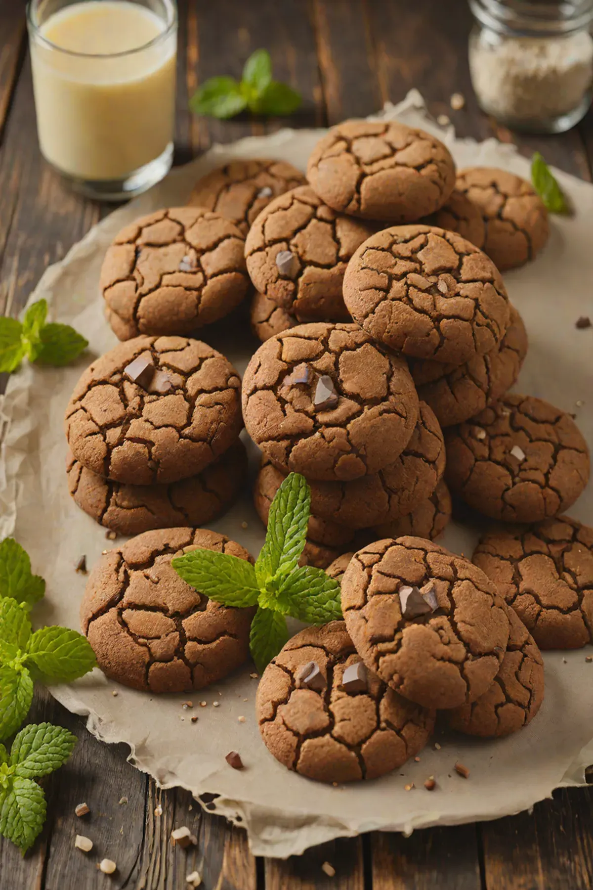 Mint Chocolate Snickerdoodles