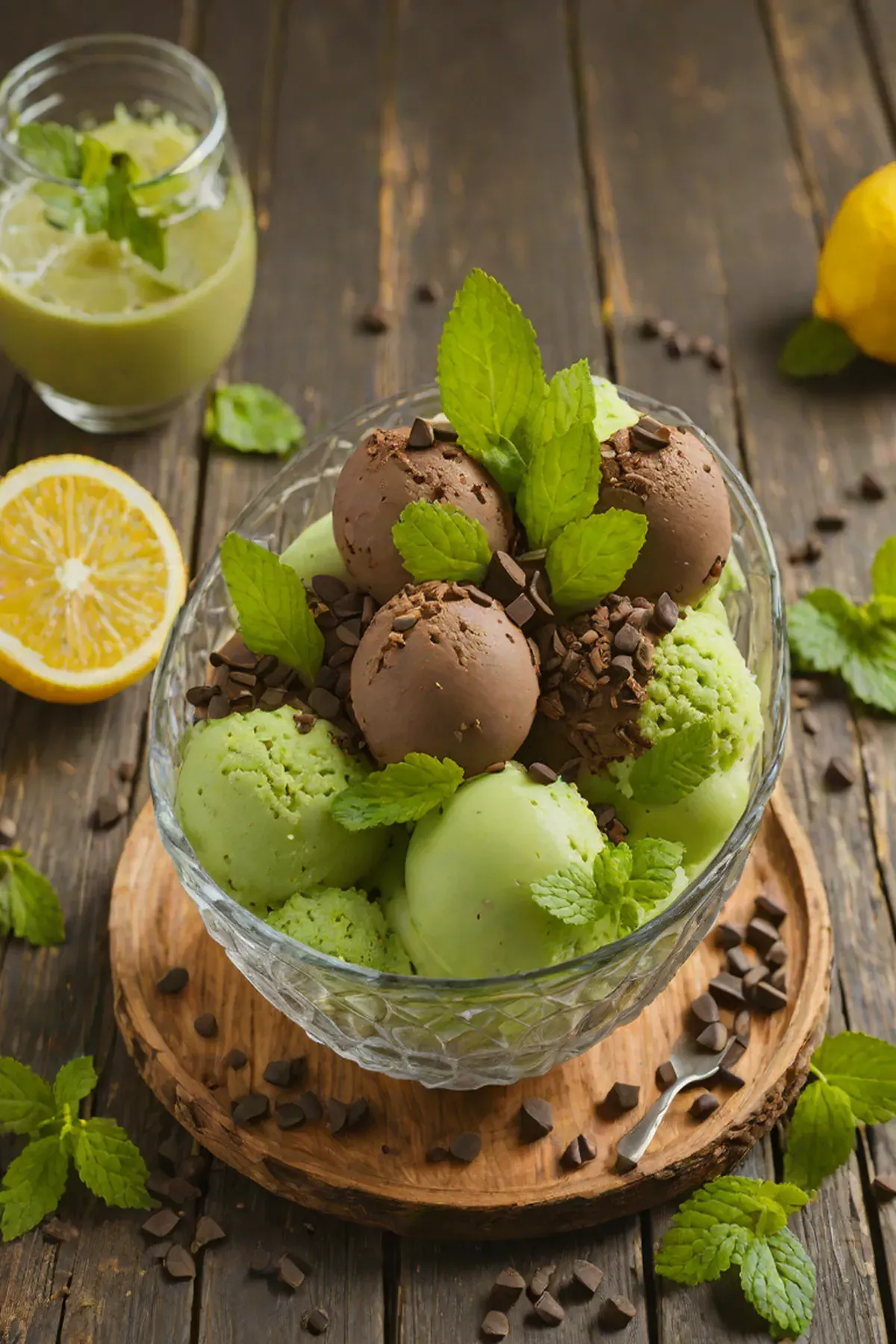Mint Chocolate Sorbet