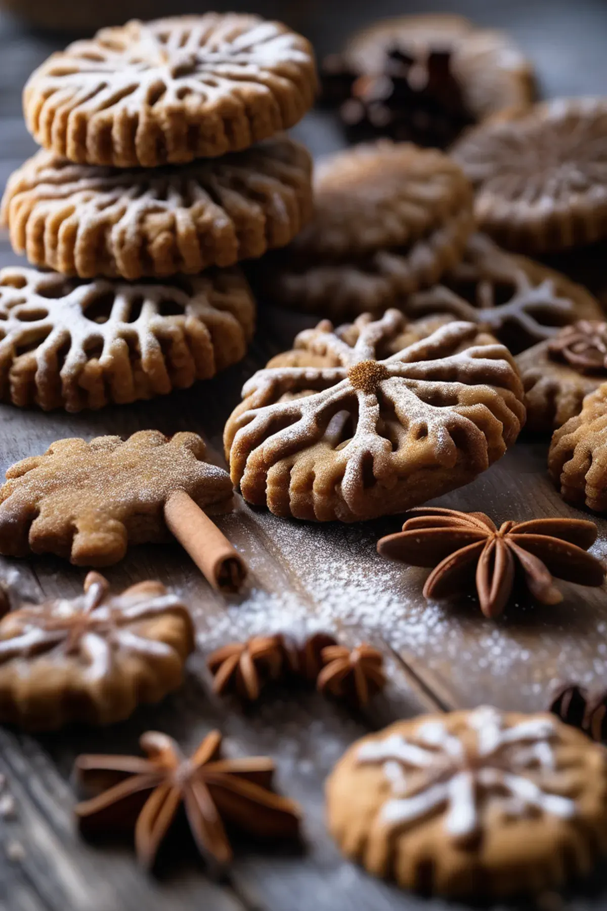 Mixed spice skeleton biscuits