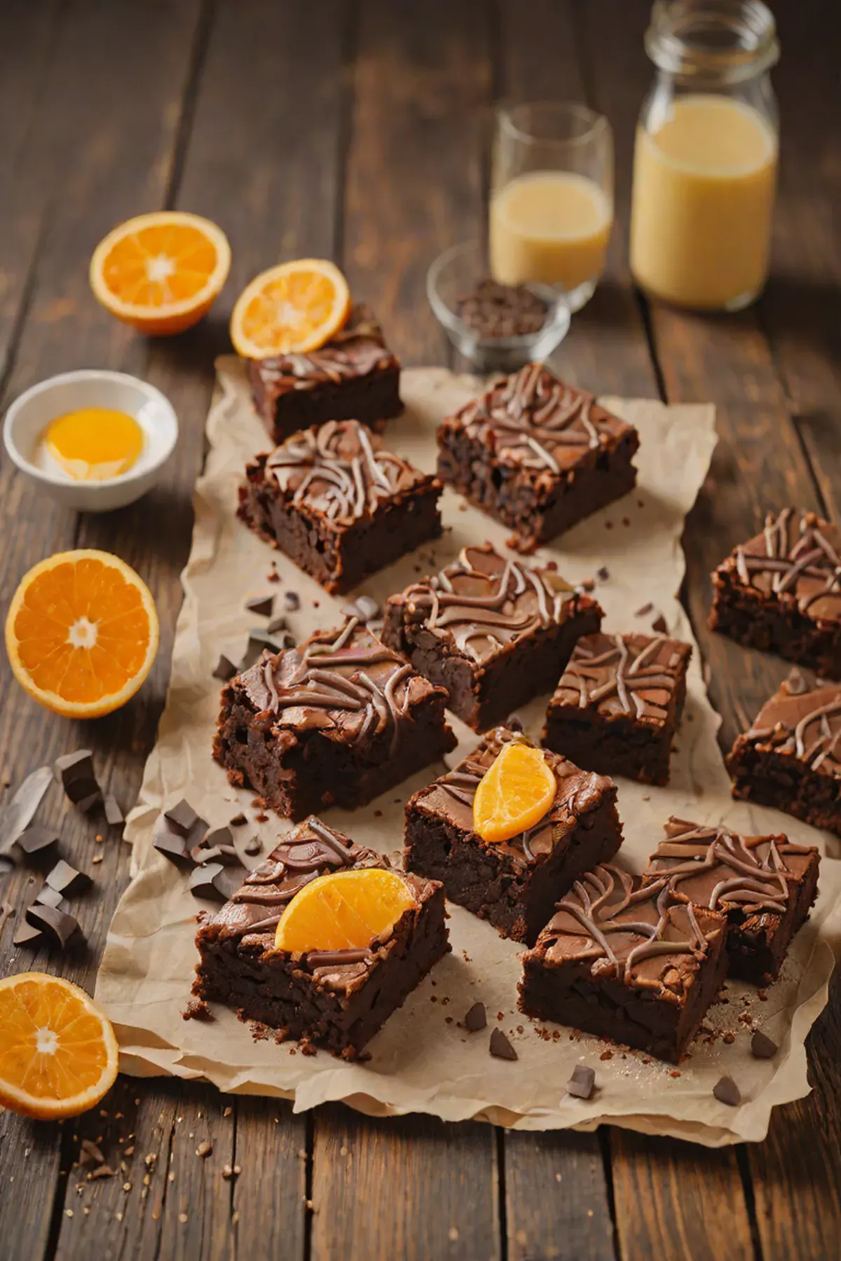 Orange Chocolate Brownies