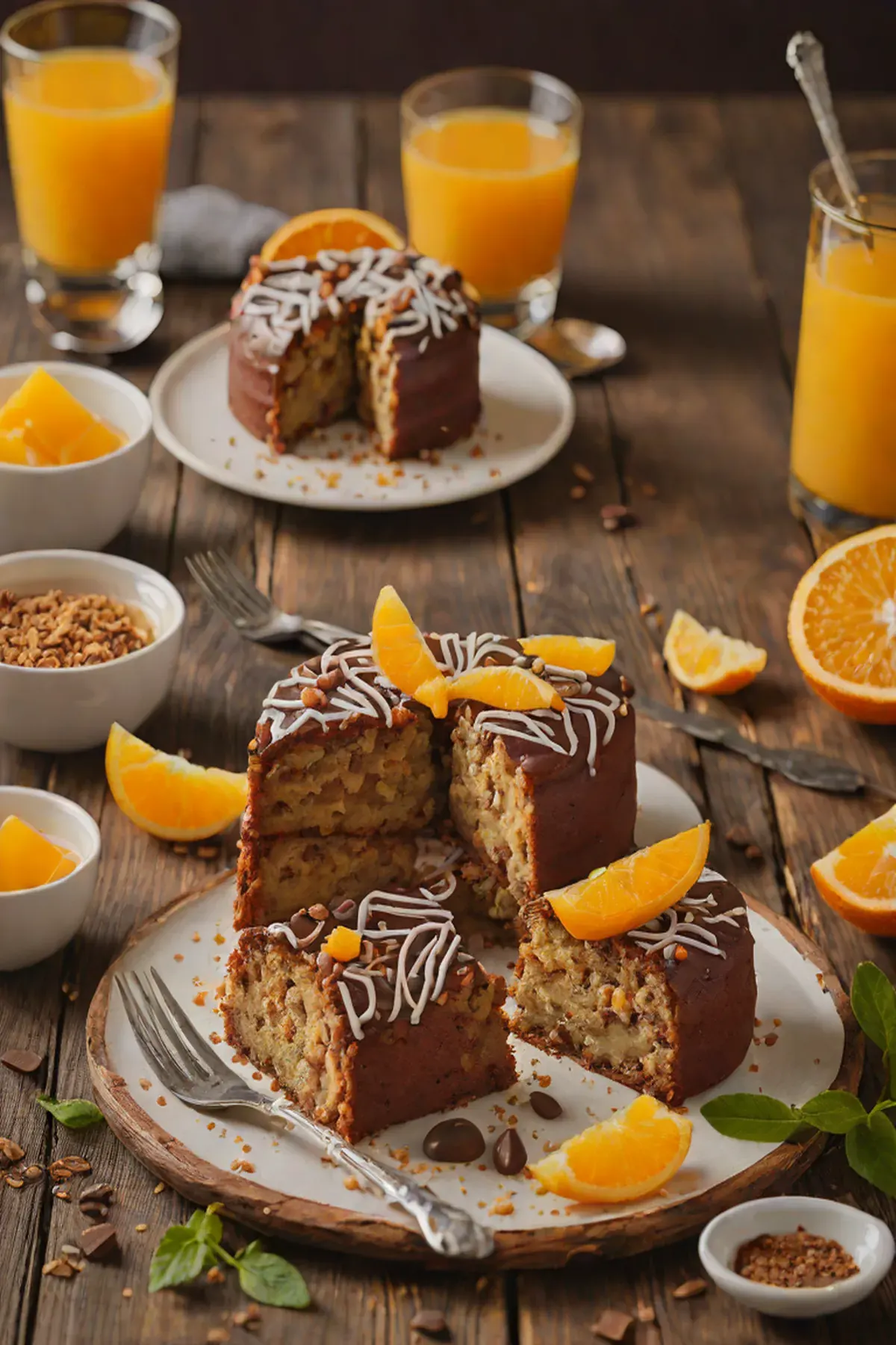 Orange Chocolate Coffee Cake