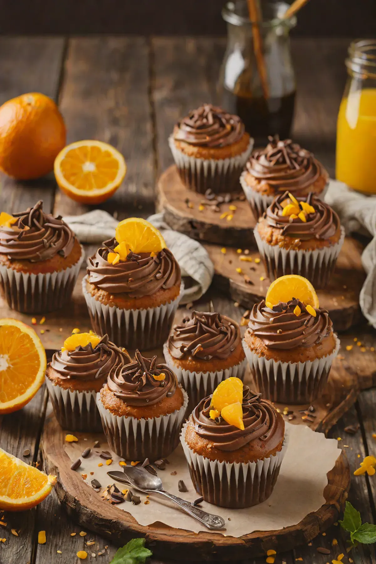 Orange Chocolate Cupcakes