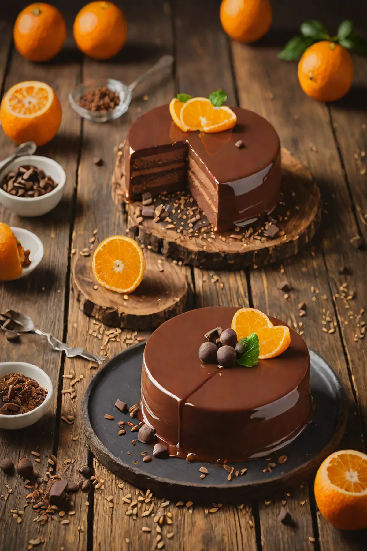 Orange Chocolate Entremet