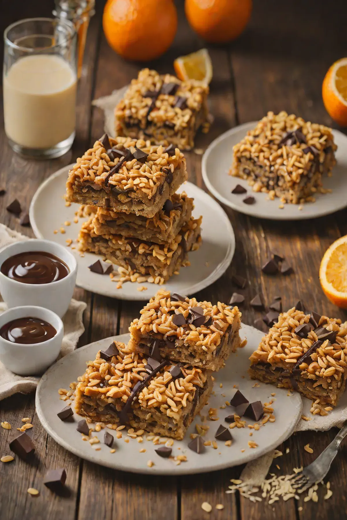 Orange Chocolate Flapjacks