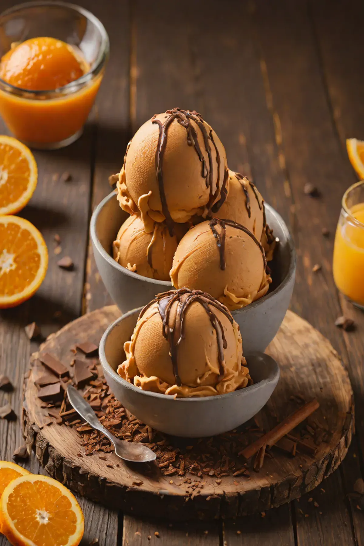 Orange Chocolate Ice Cream