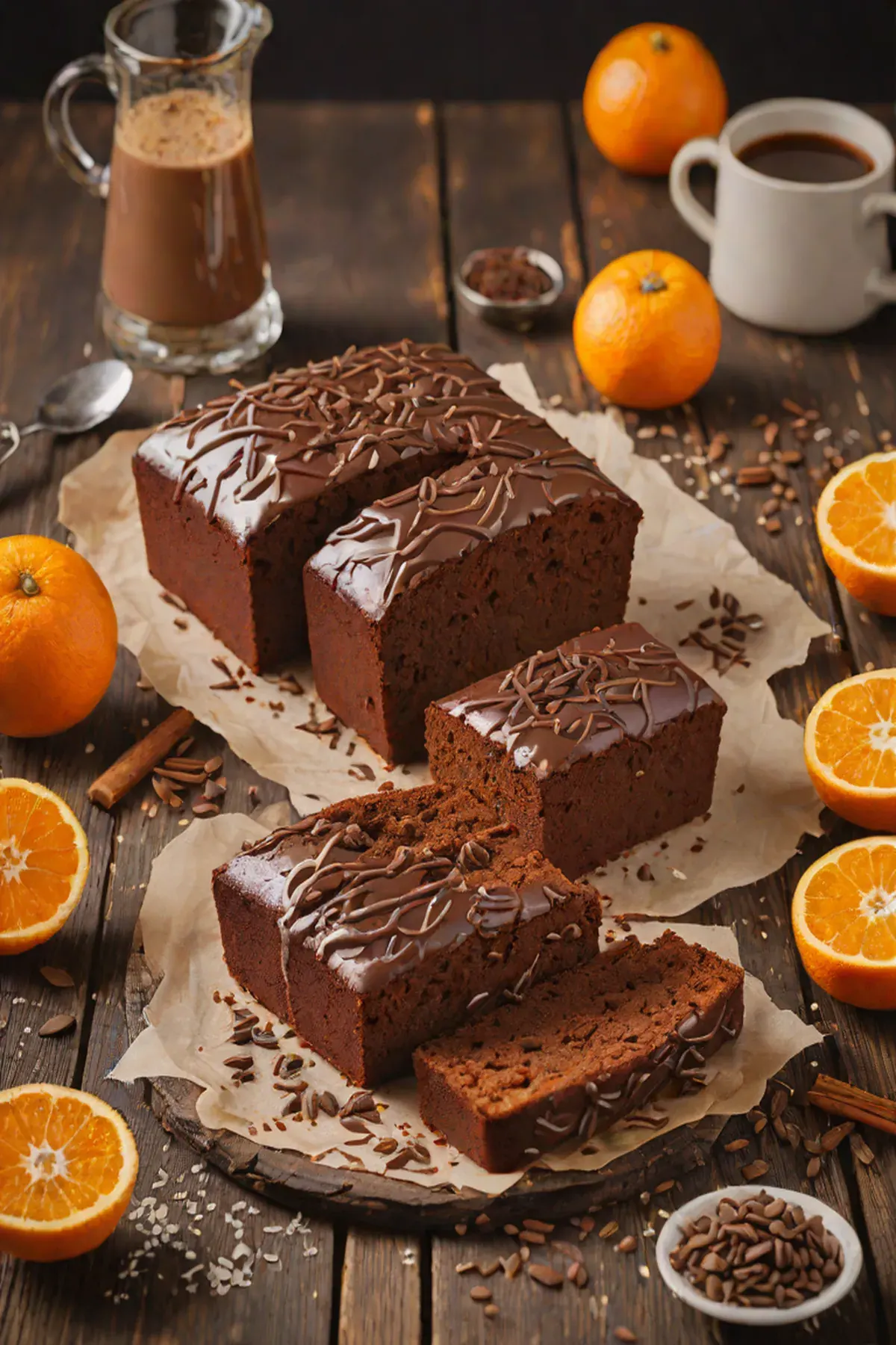Orange Chocolate Loaf Cake