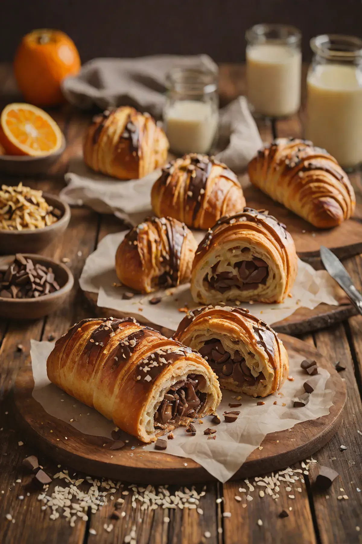 Orange Chocolate Pain au Chocolat