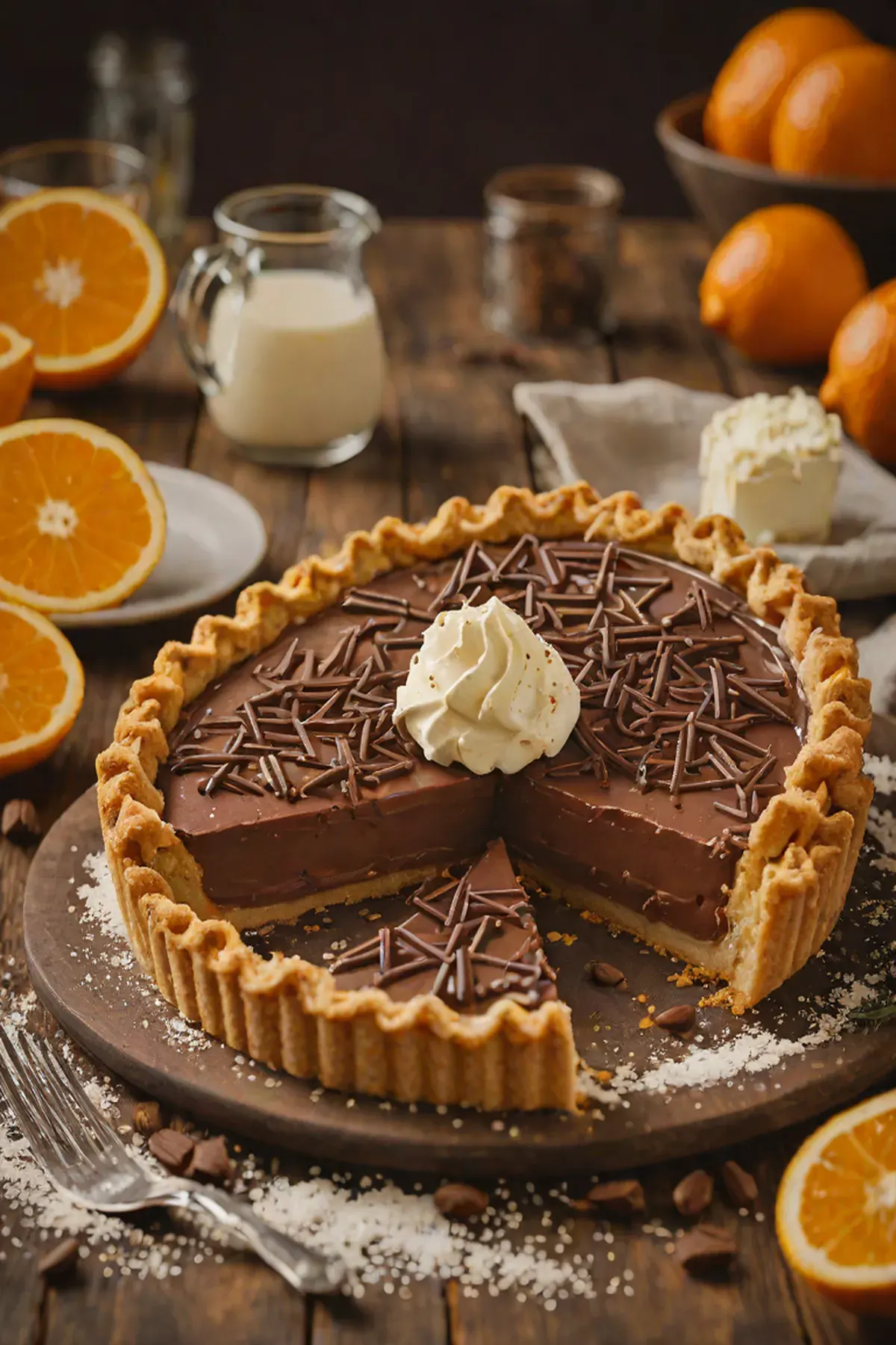Orange Chocolate Pie