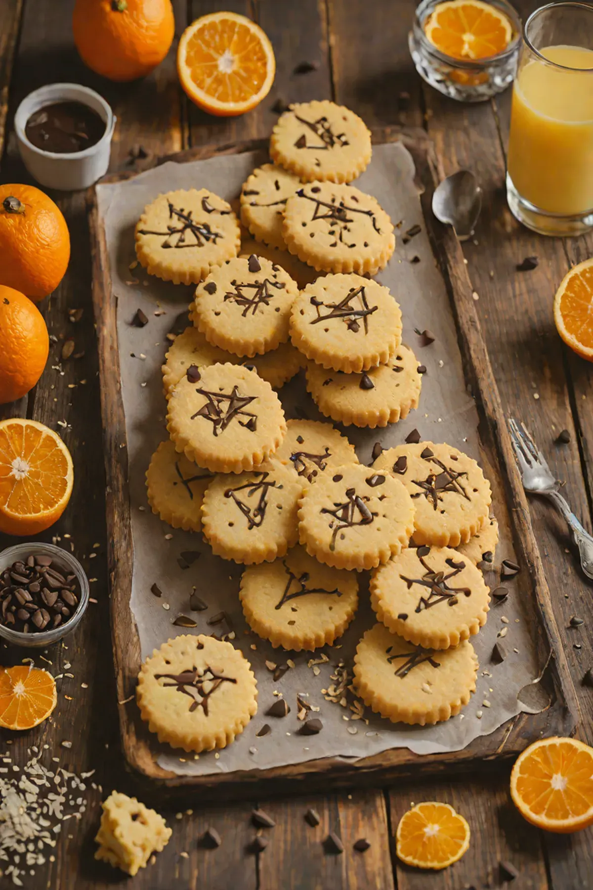 Orange Chocolate Shortbread