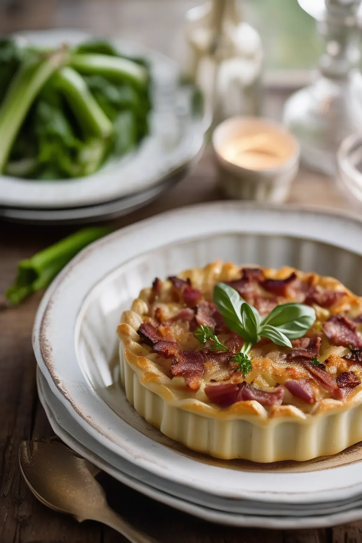 Pancetta & parsnip gratin