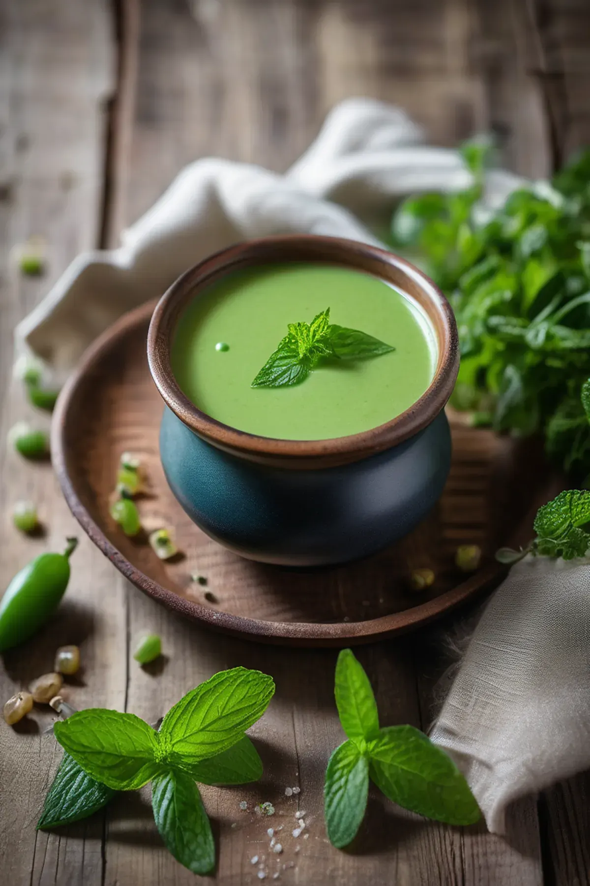 Pea and Mint Velouté