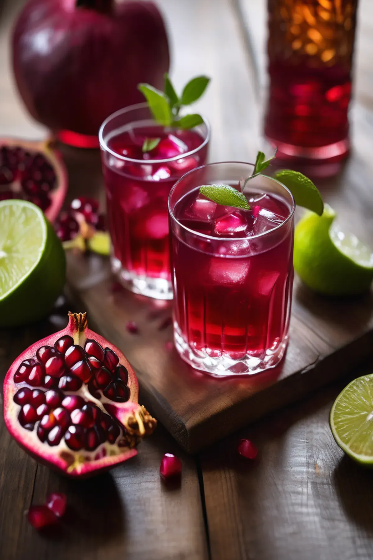 Pomegranate fizz