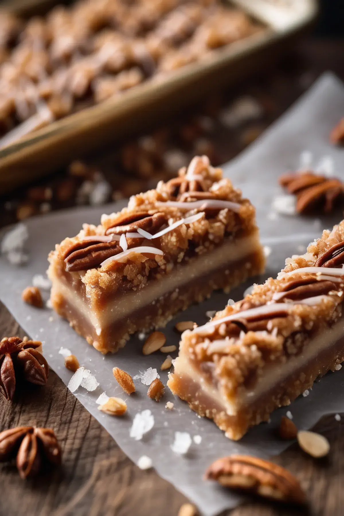 Praline Coconut Bars