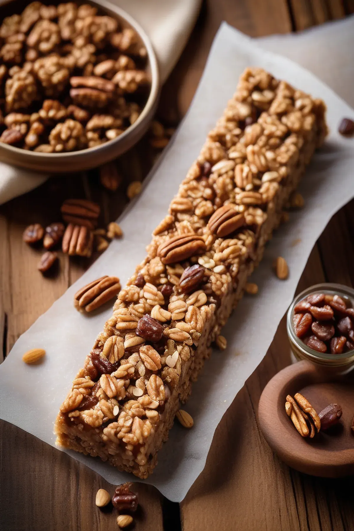 Praline Granola Bars