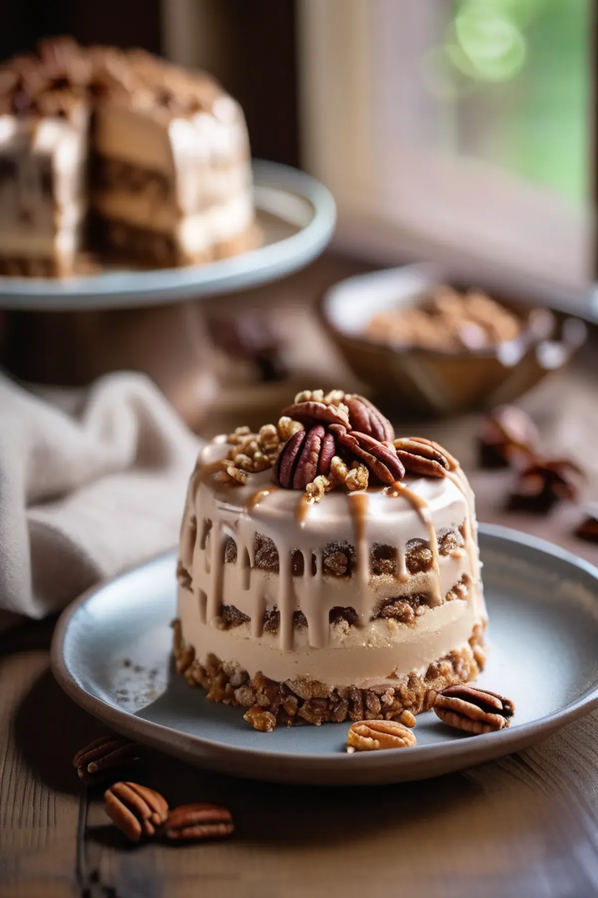 Praline Ice Cream Cake