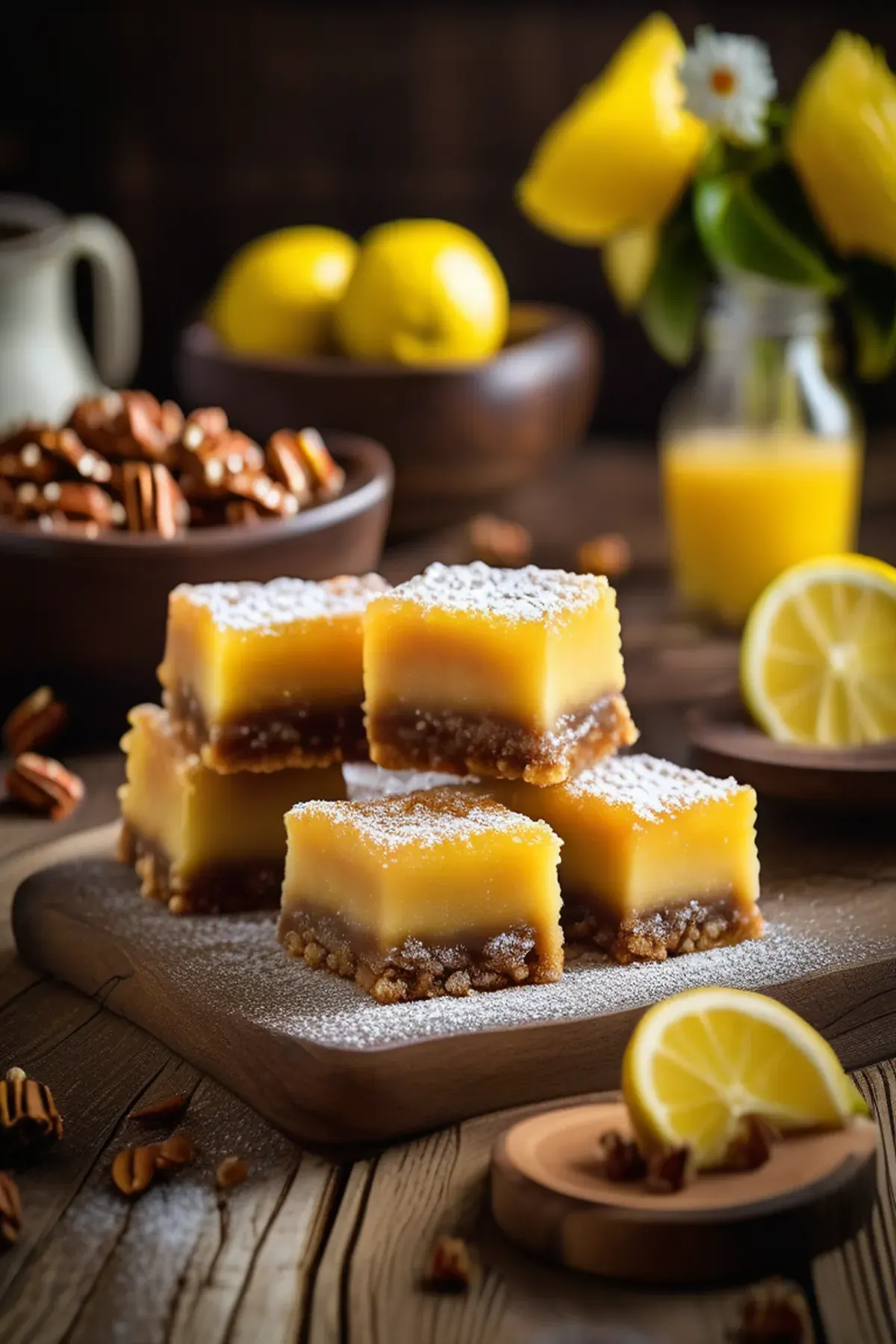 Praline Lemon Bars
