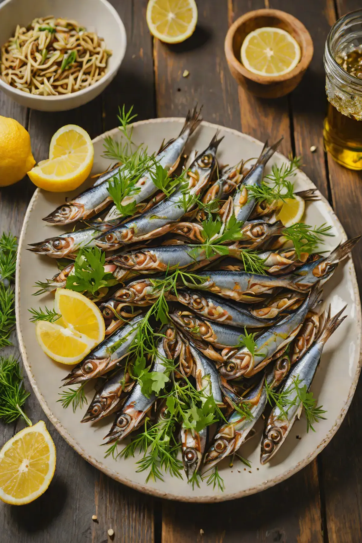 Roasted Anchovies with Fennel