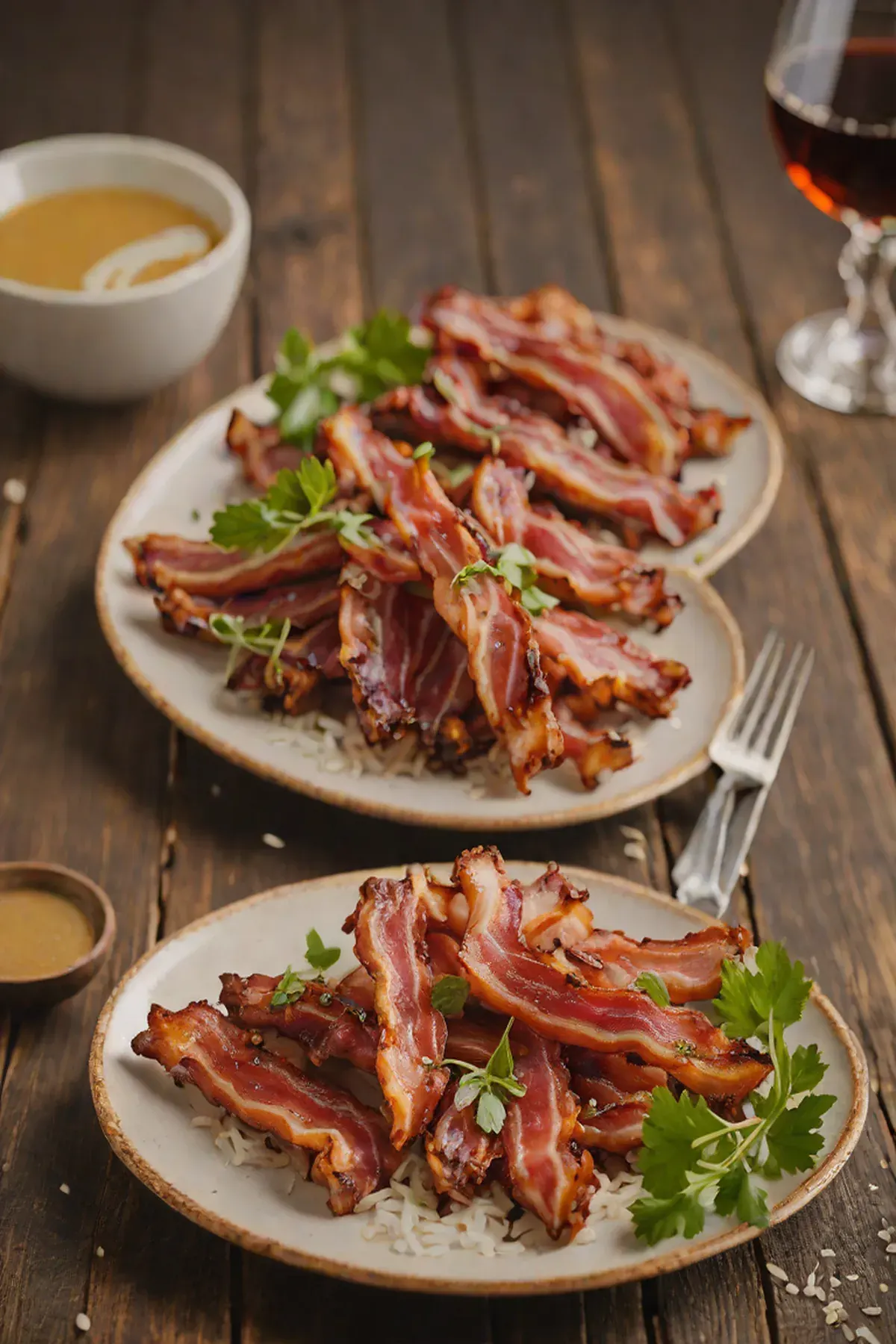 Roasted Bacon with Ginger