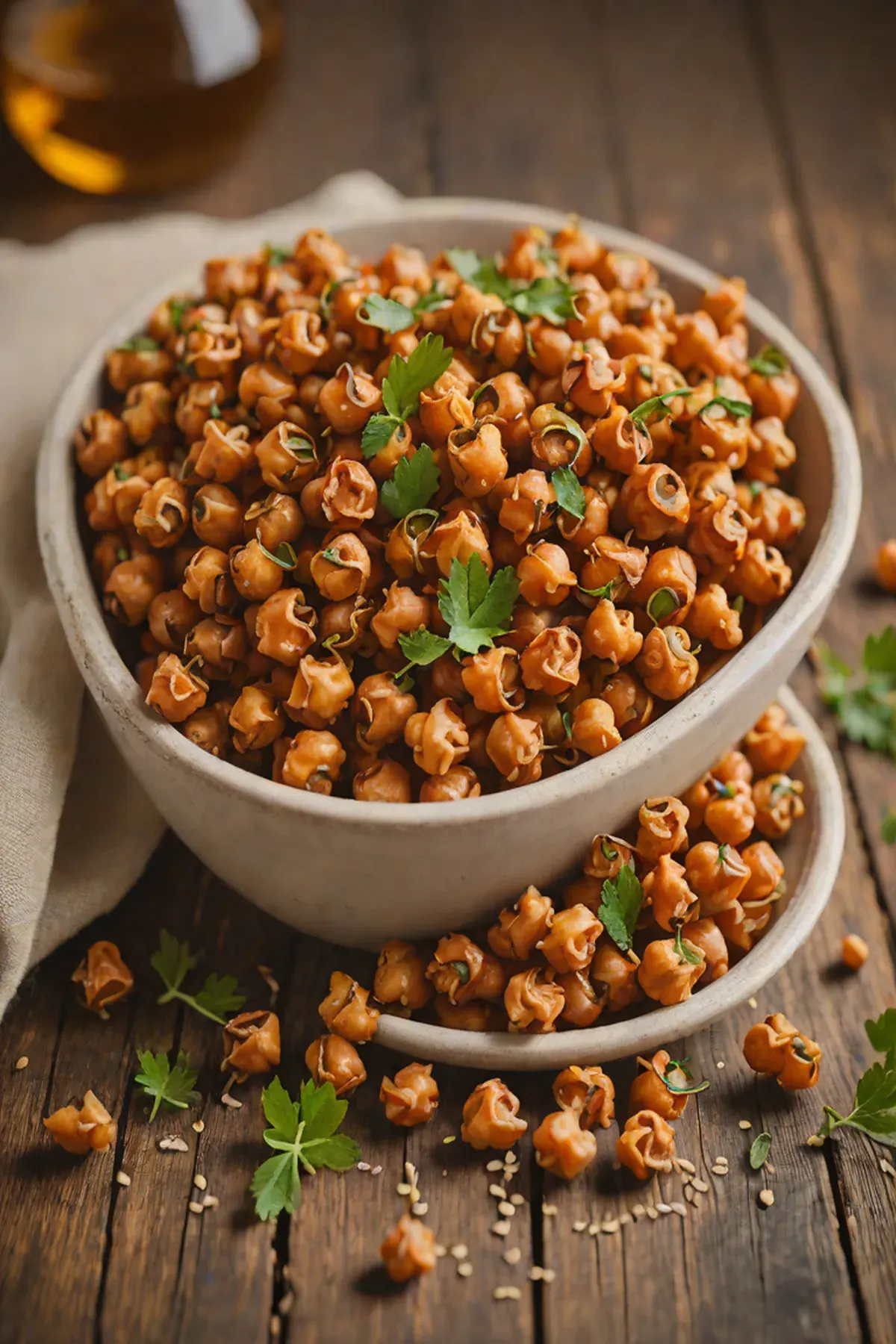 Roasted Chickpeas with Carrot