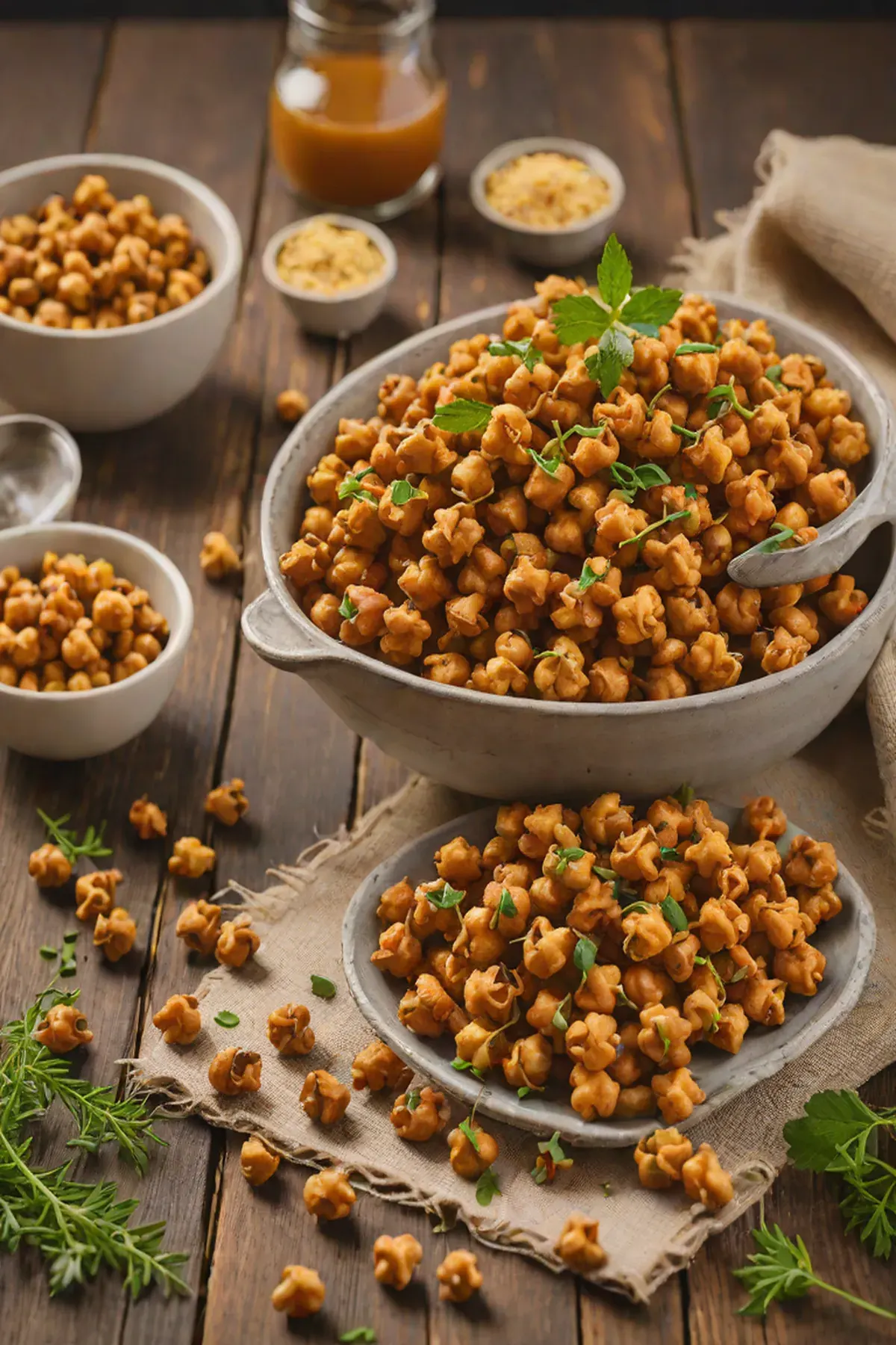 Roasted Chickpeas with Cassava