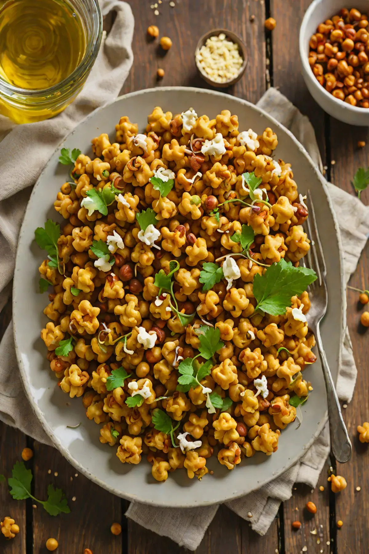 Roasted Chickpeas with Cauliflower