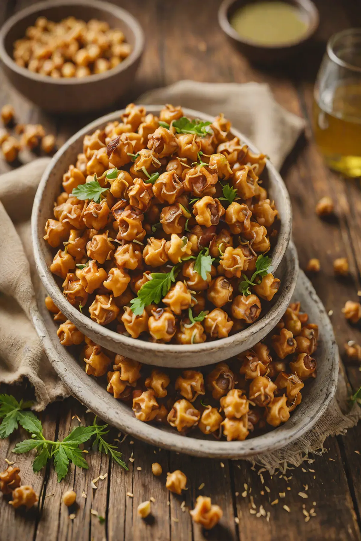 Roasted Chickpeas with Ginger