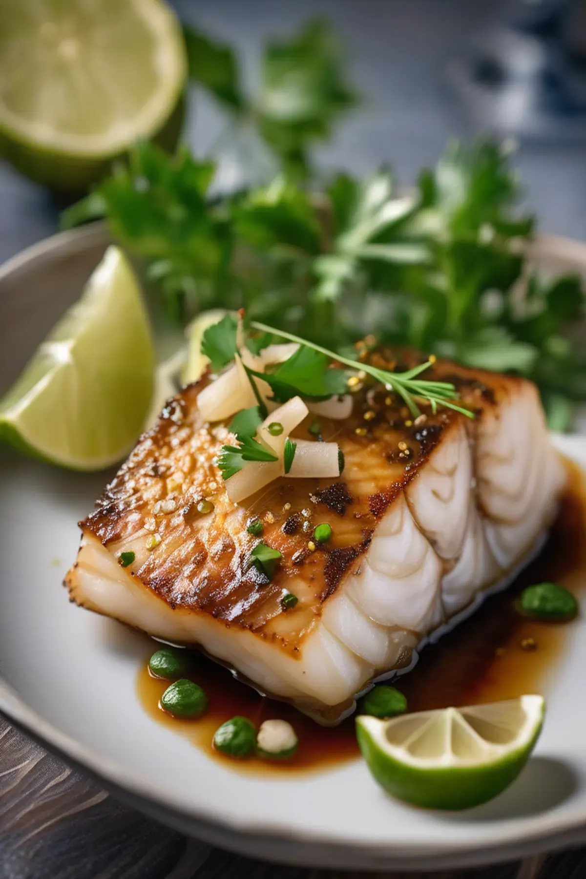 Roasted Cod with Ginger