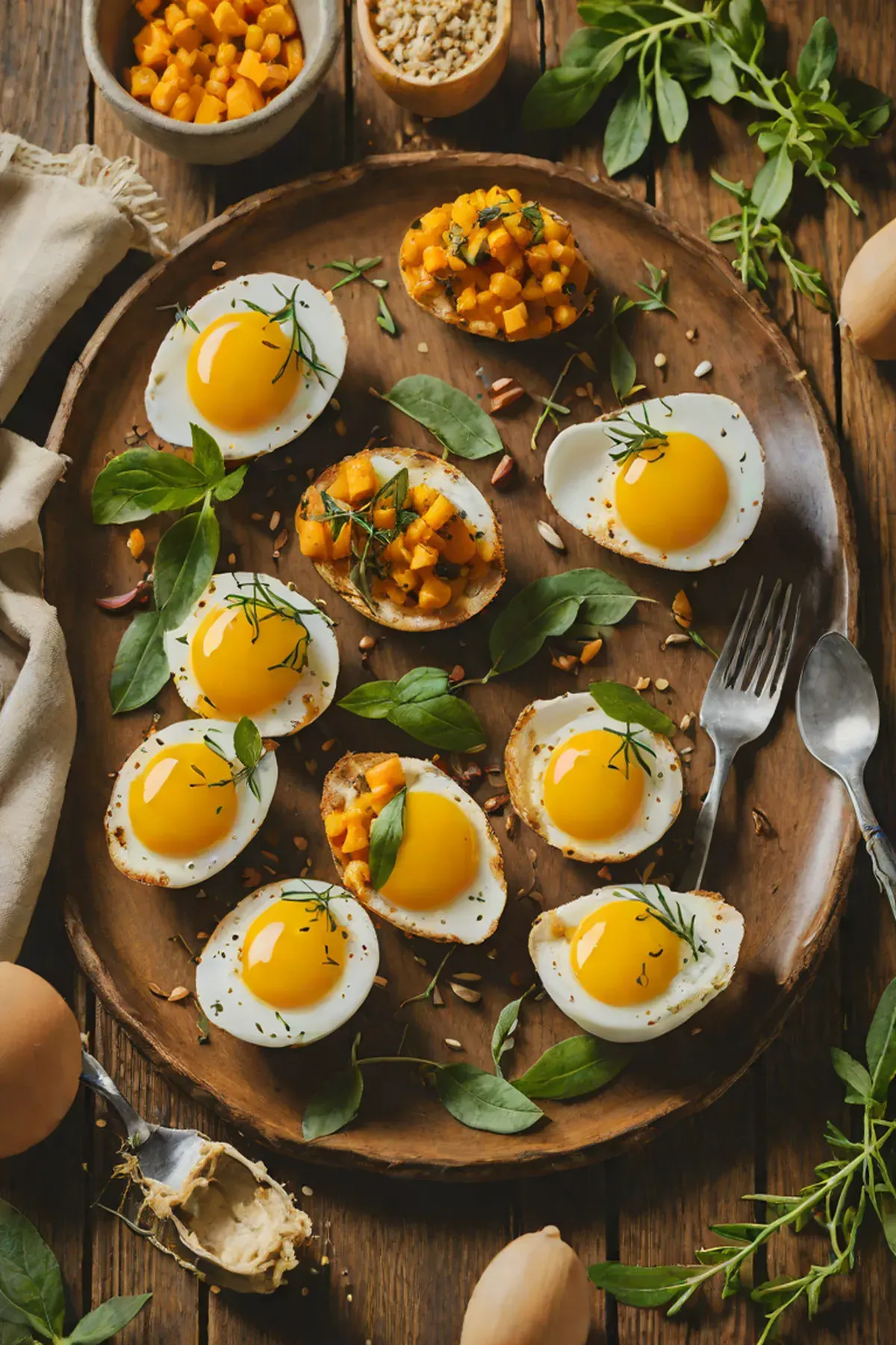Roasted Eggs with Butternut Squash