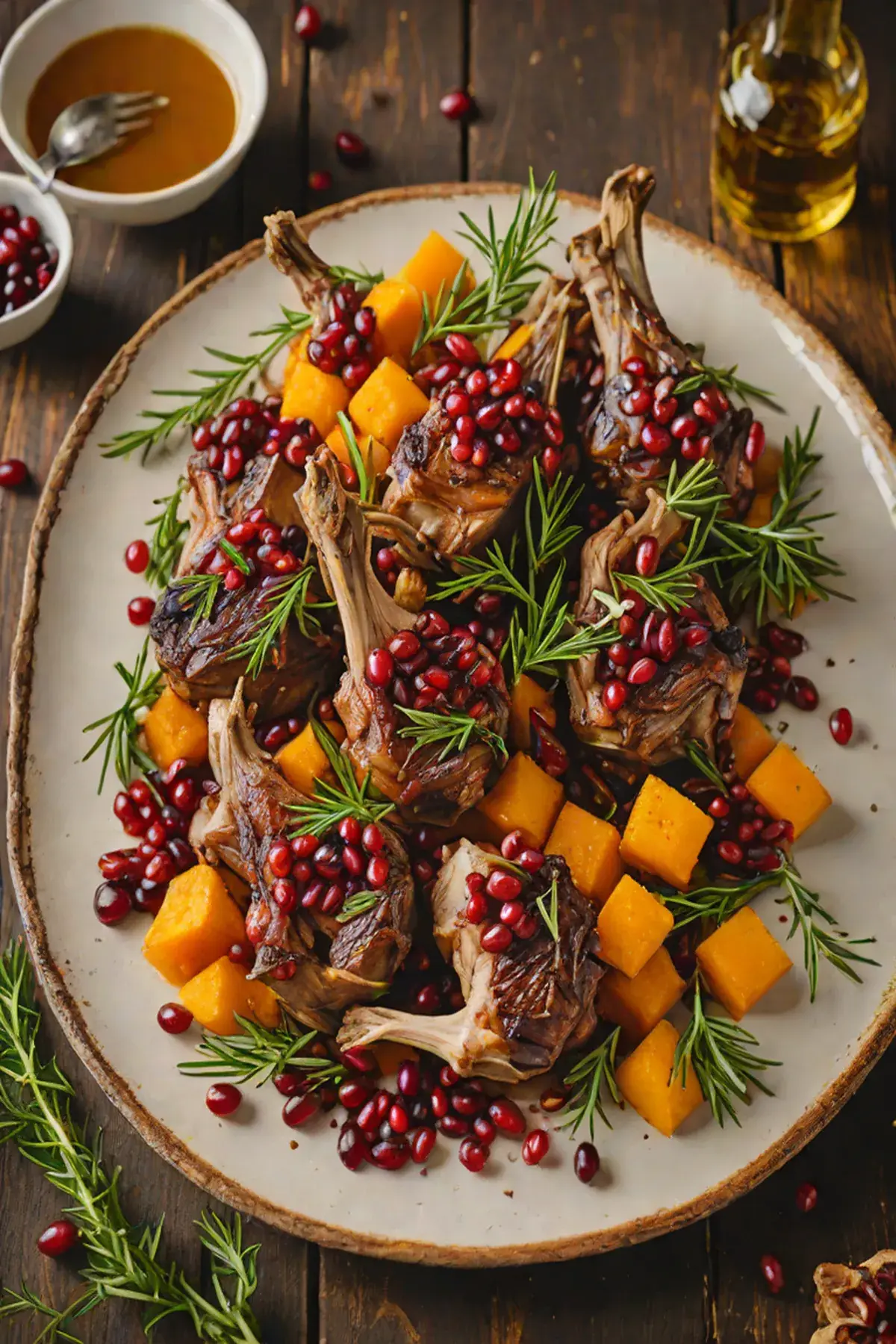 Roasted Goat with Butternut Squash