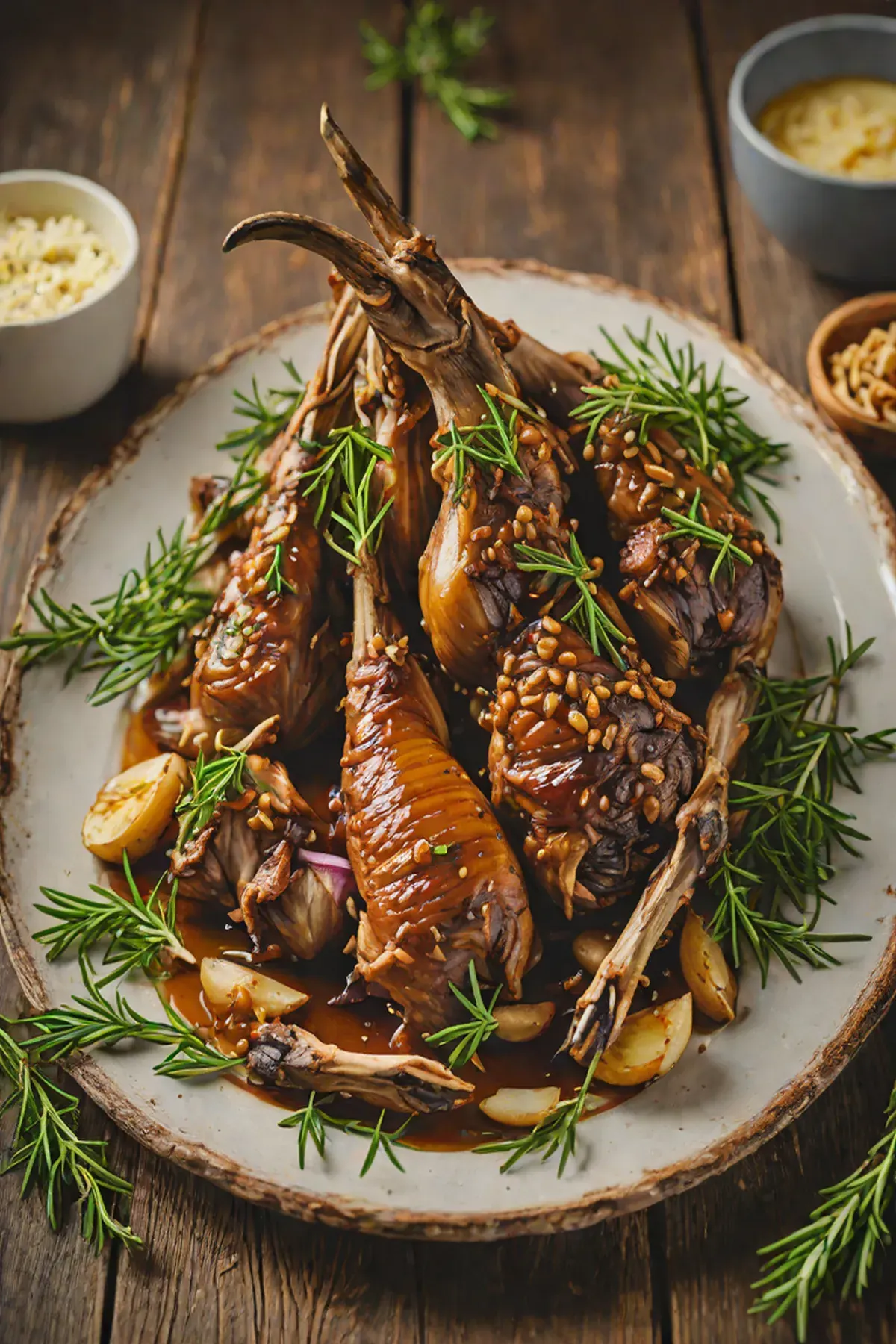 Roasted Goat with Garlic