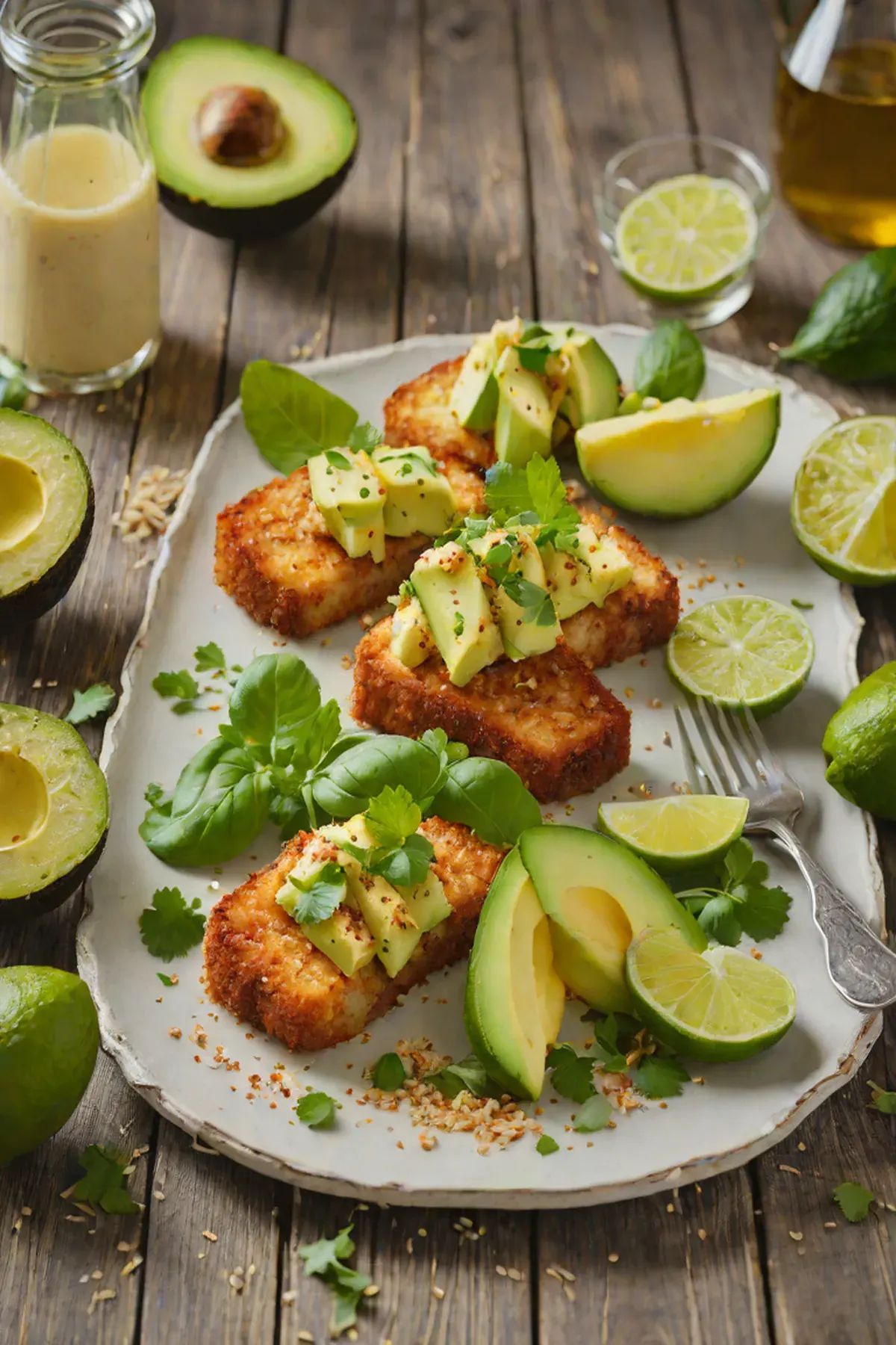 Roasted Halloumi with Avocado