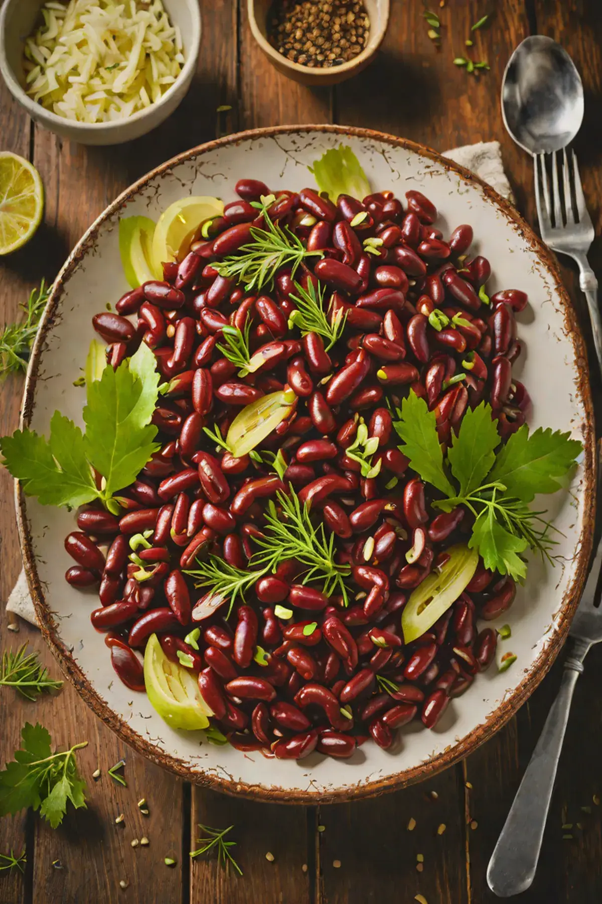 Roasted Kidney Beans with Fennel