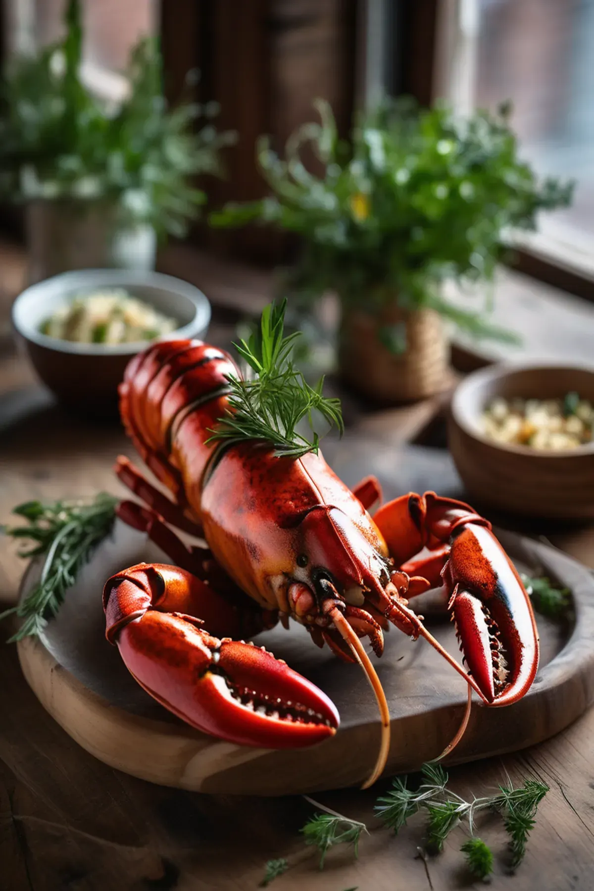 Roasted Lobster with Parsnip and Herb Brown Butter