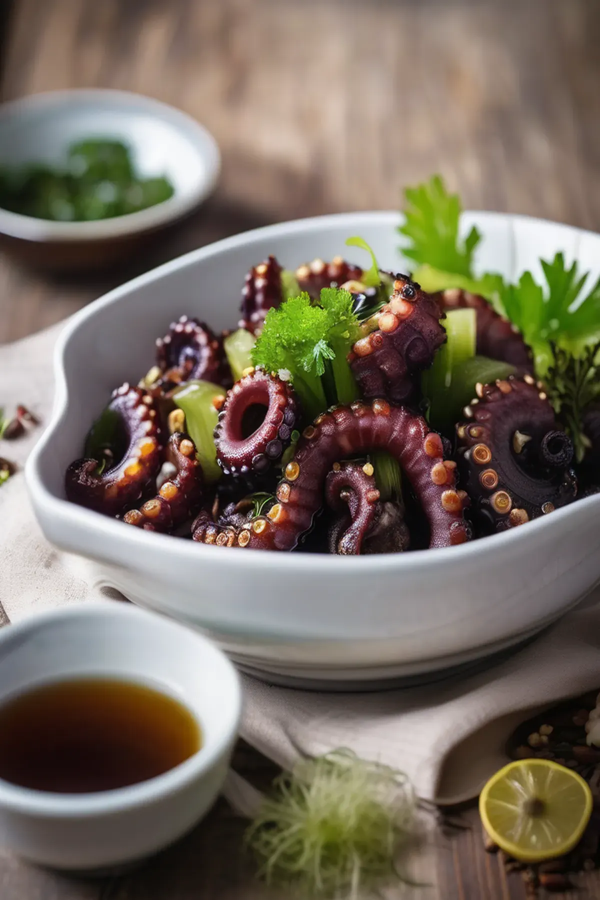Roasted Octopus with Celery