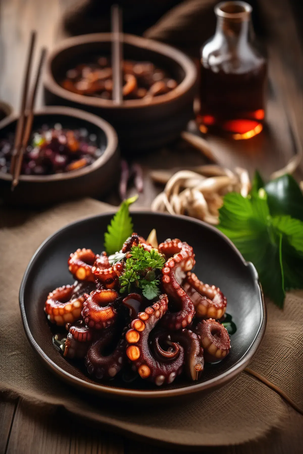 Roasted Octopus with Ginger