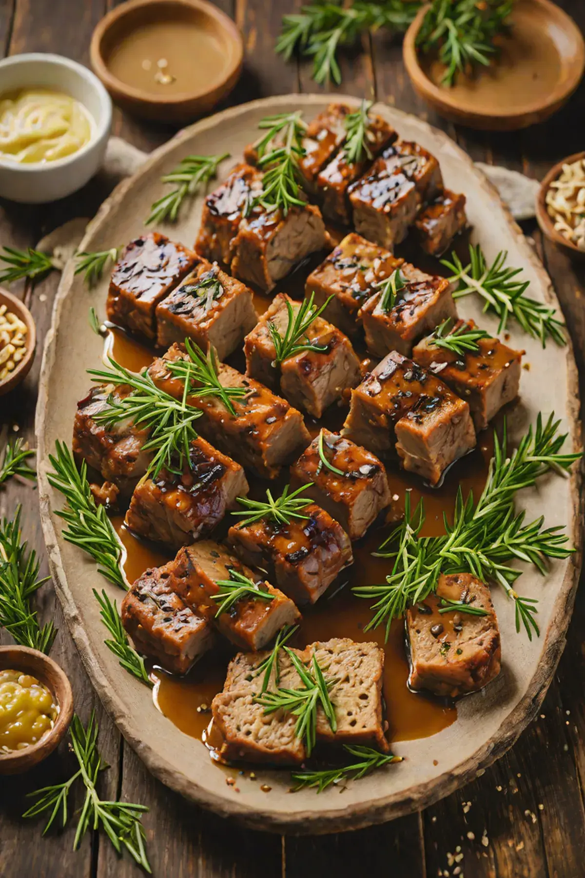 Roasted Seitan with Garlic