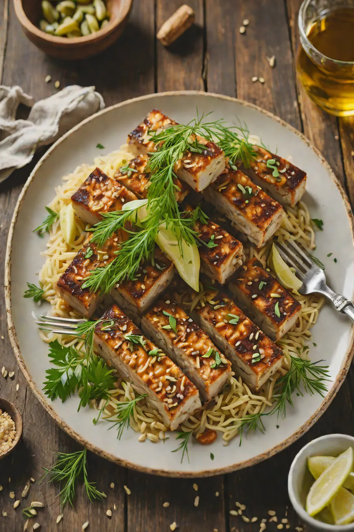 Roasted Tempeh with Fennel