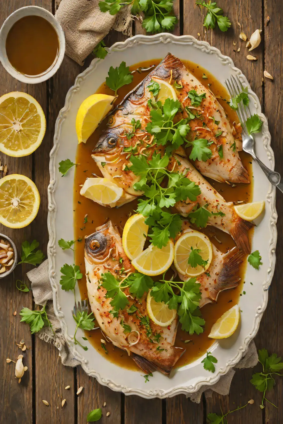 Roasted Tilapia with Garlic