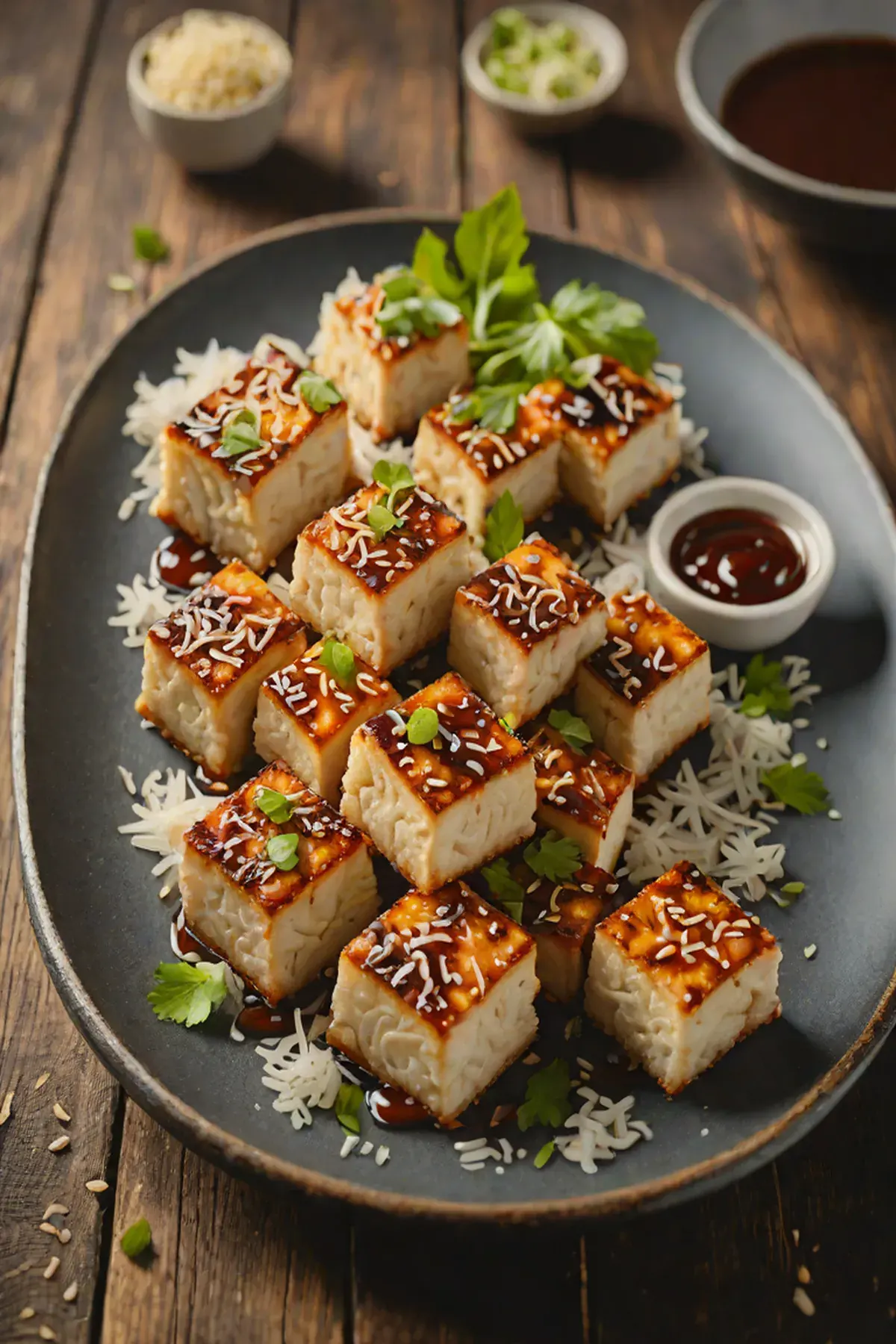Roasted Tofu with Garlic