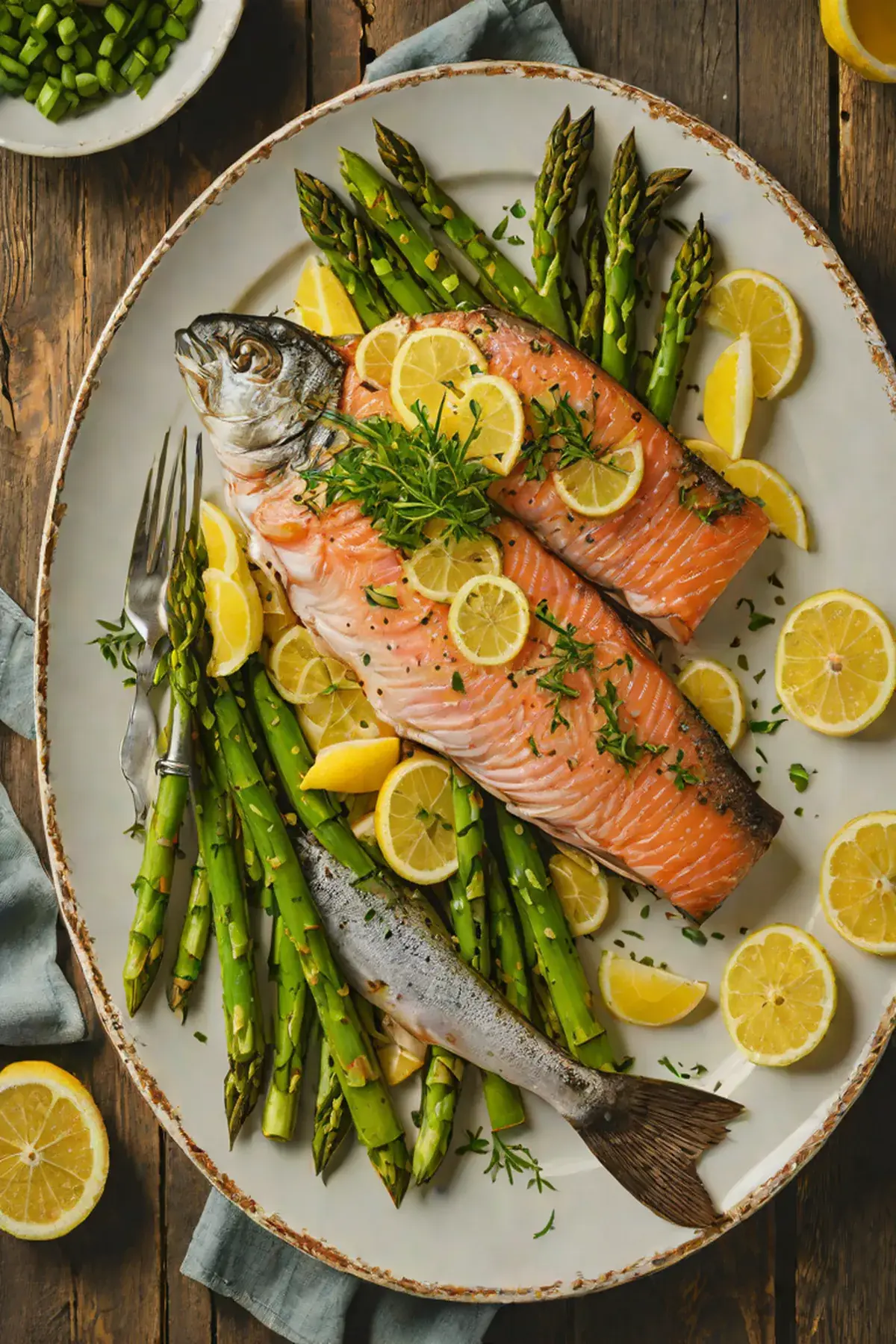 Roasted Trout with Asparagus