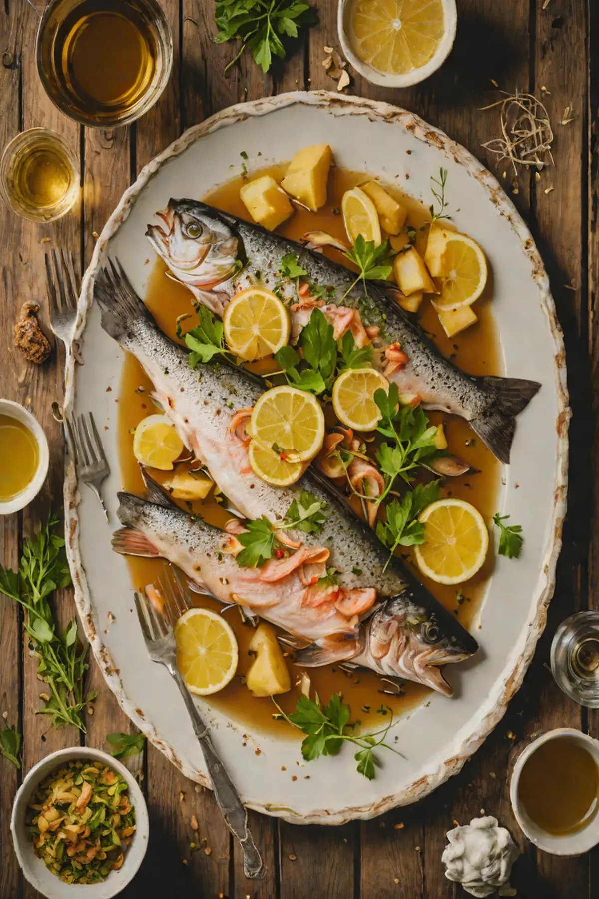 Roasted Trout with Ginger